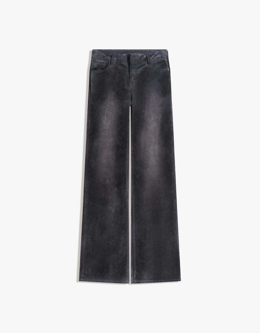 Bootcut jeans-Grey