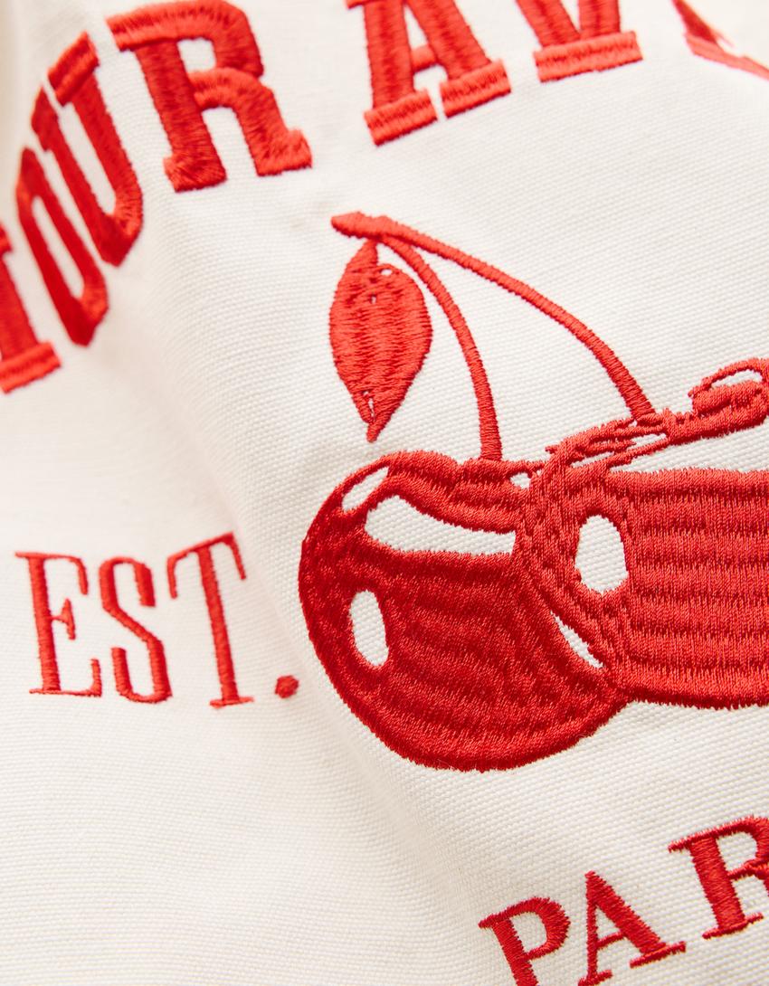 حقيبة تسوق بطبعة-كريمي-2