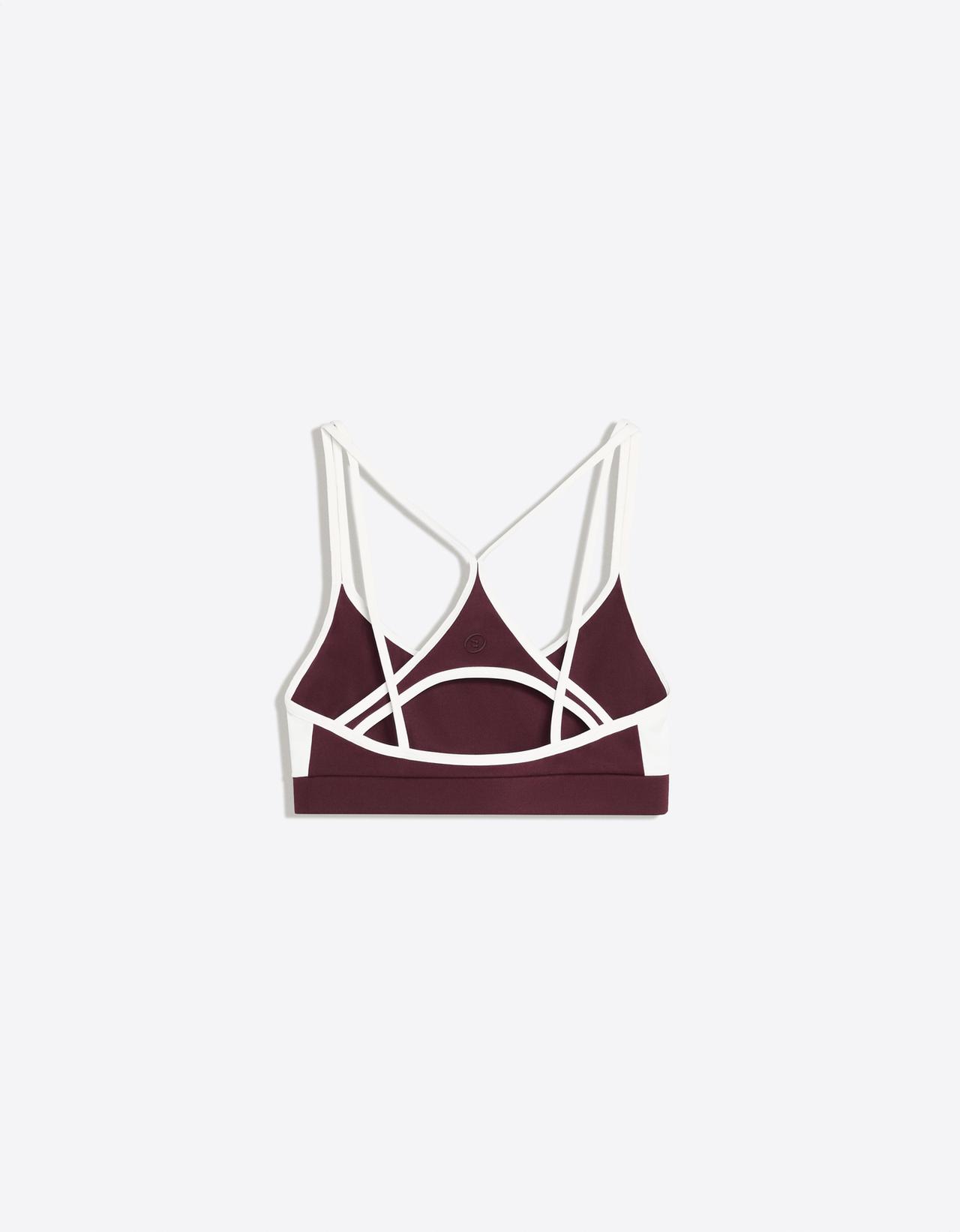 Contrast technical fabric top - Breathable & Quick-Drying — Violet