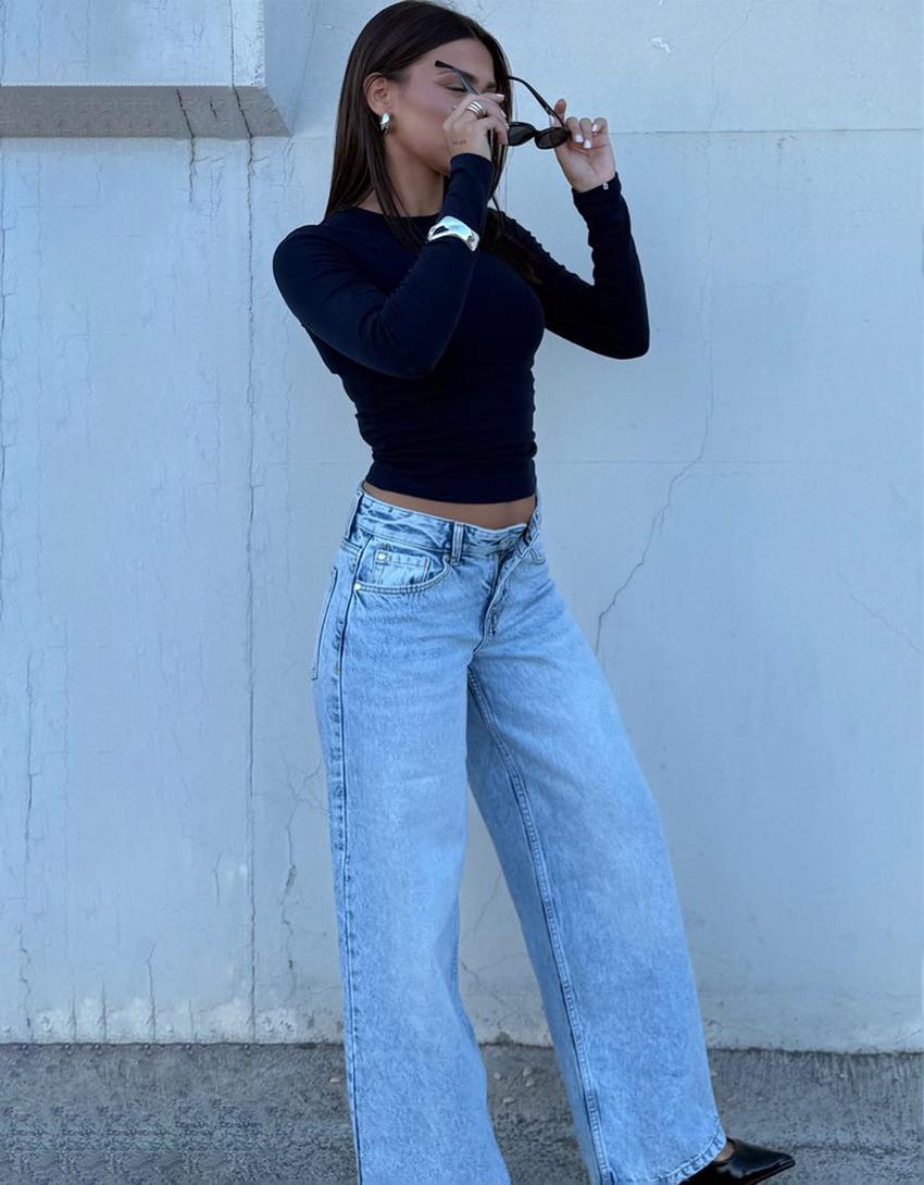 Jeans boyfriend-Azul lavado