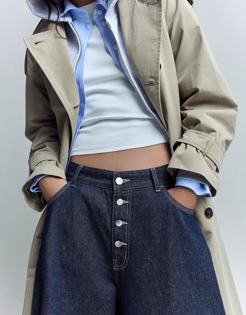 Jeans barrel-Marino