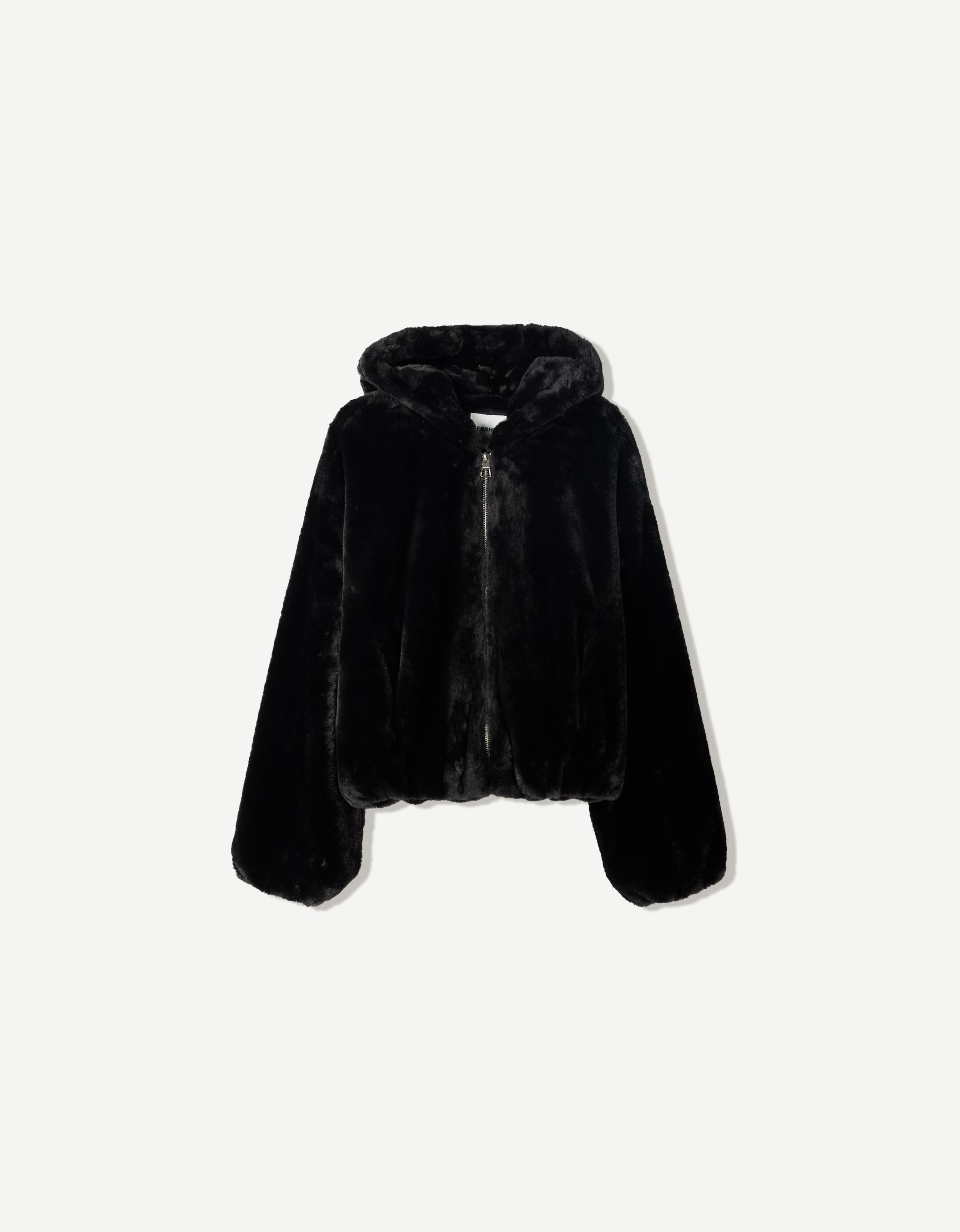 Quilted jacket with faux fur hood - Jackets and blazers