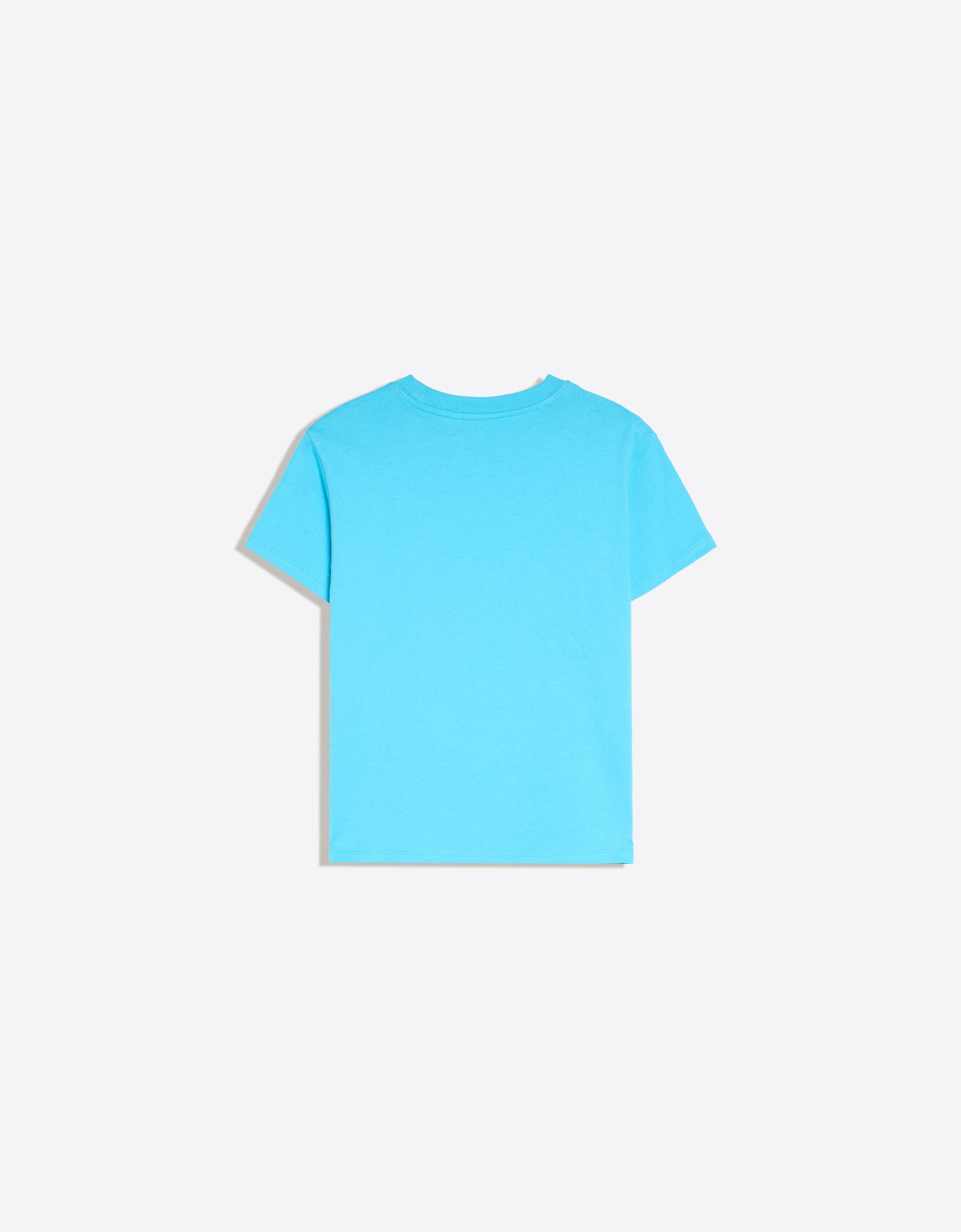Short sleeve print T-shirt — Blue