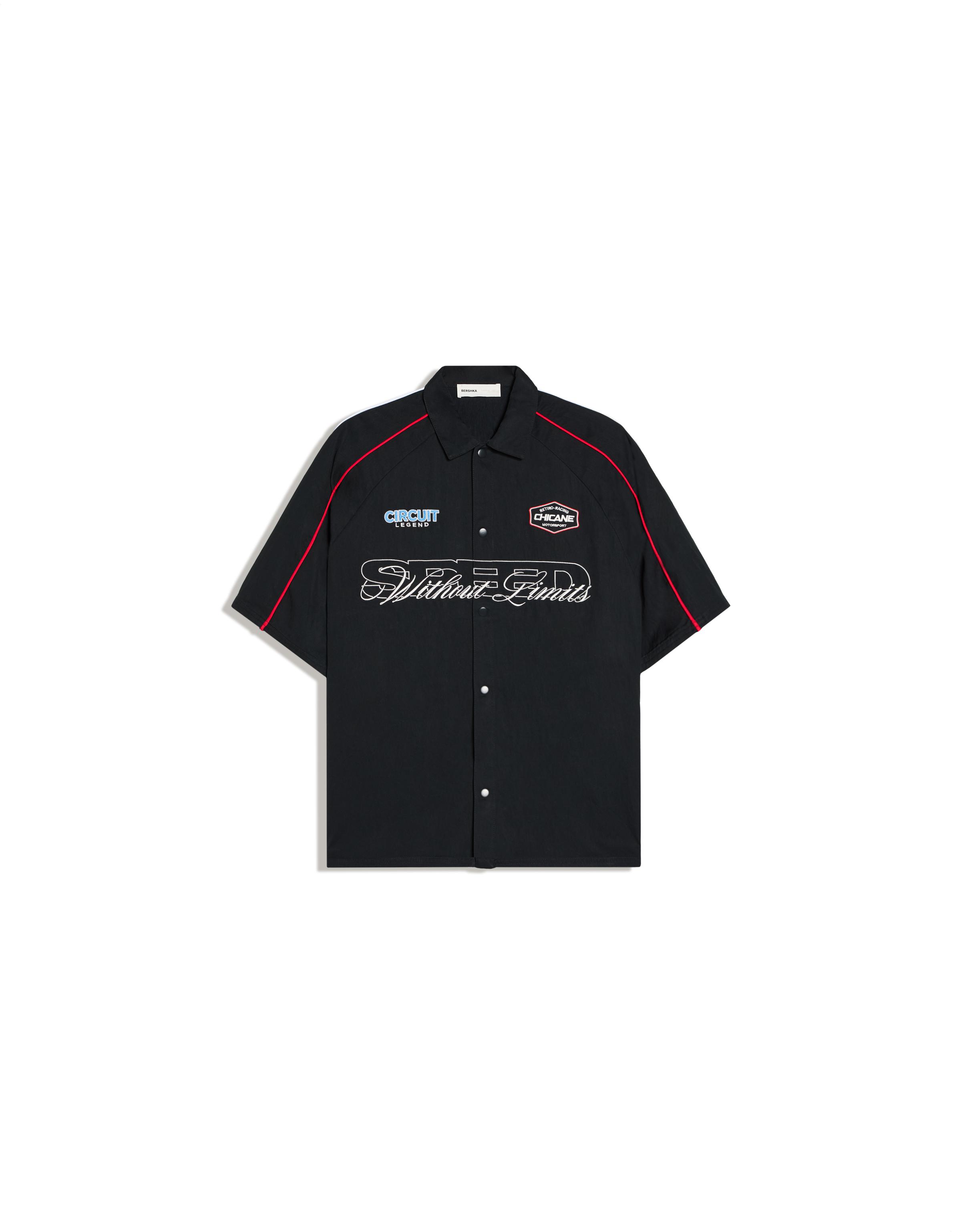 Short sleeve racing shirt — Navy