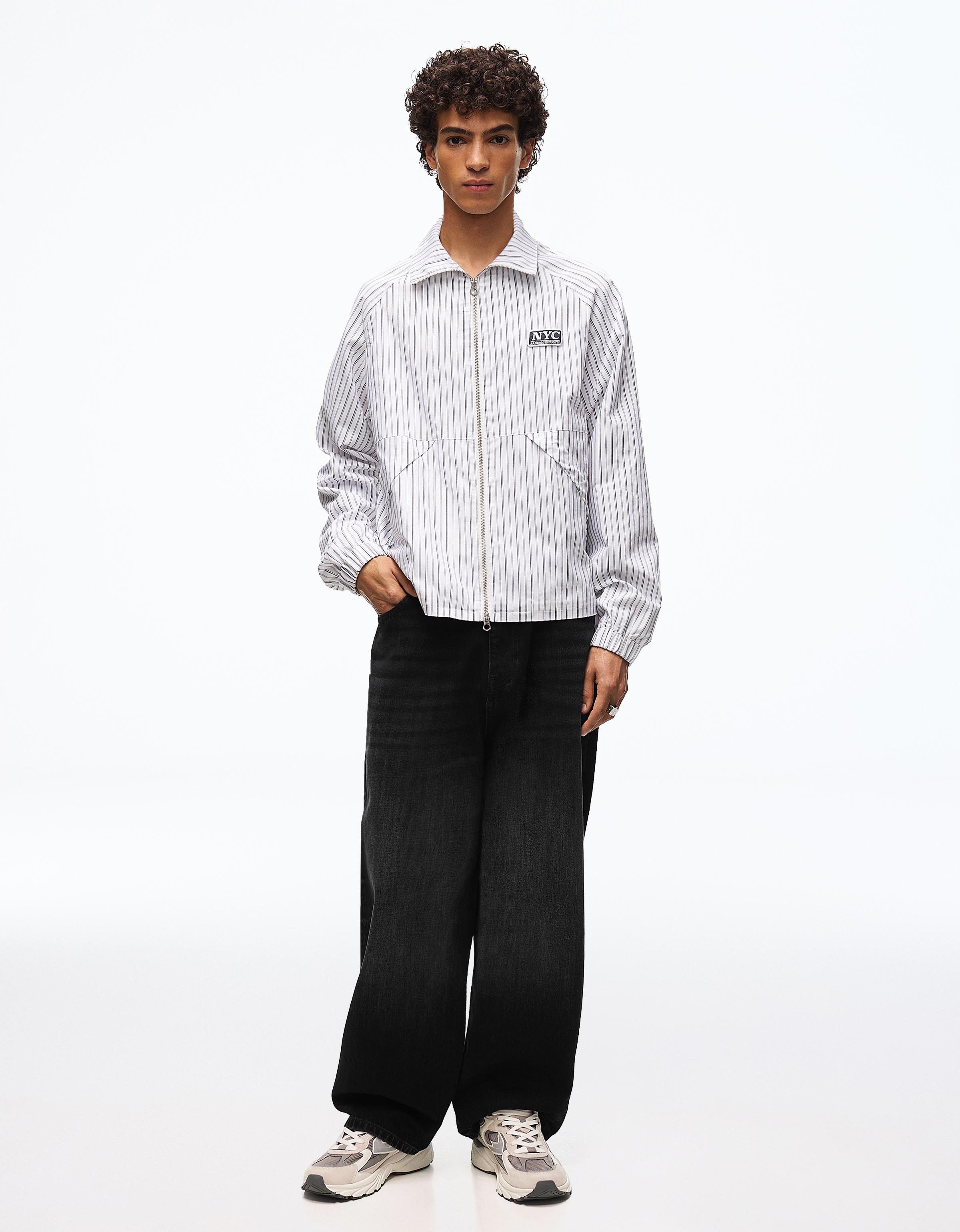Bershka Hombre Negro