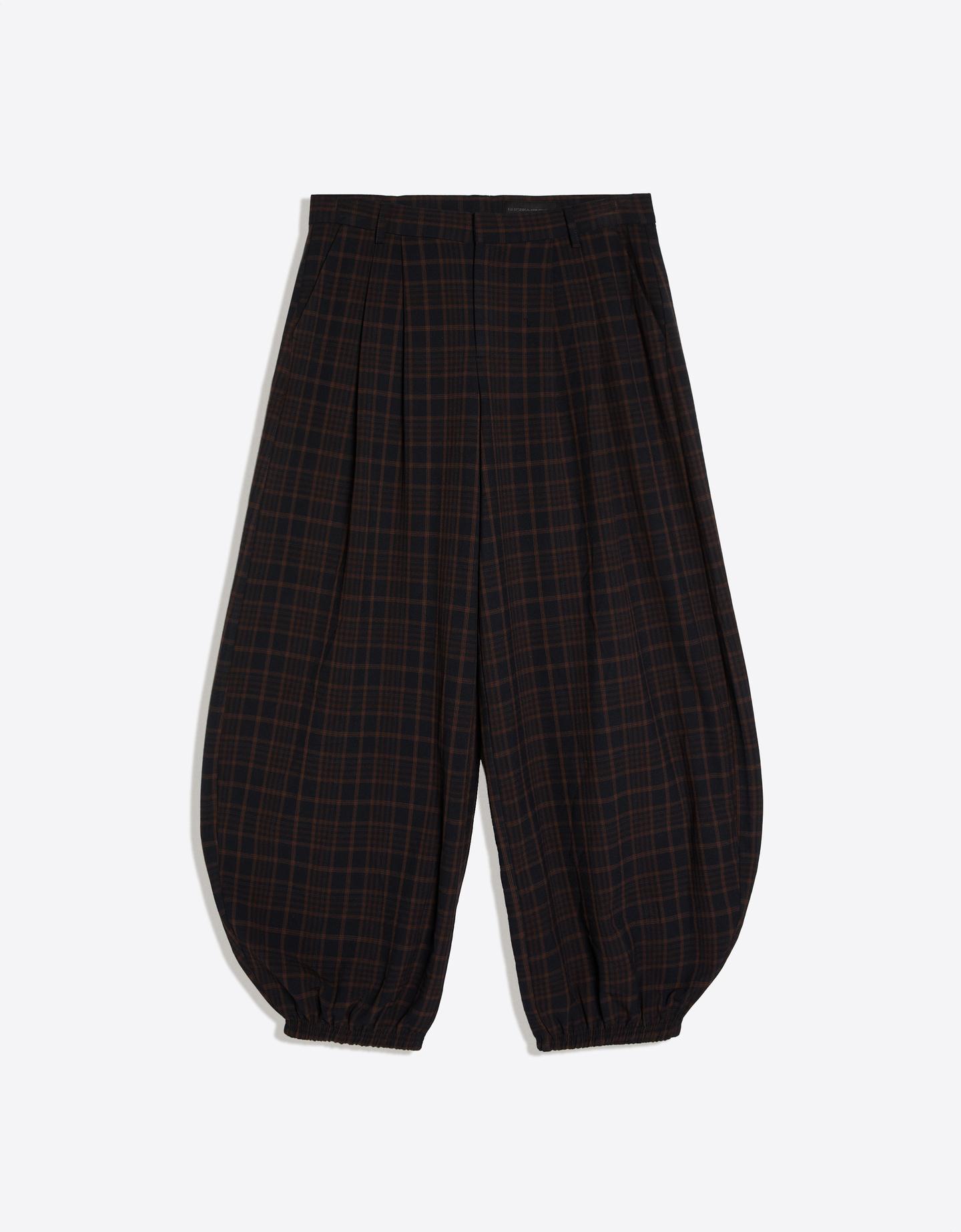 Bershka Pantalón Bombacho Mujer Marino