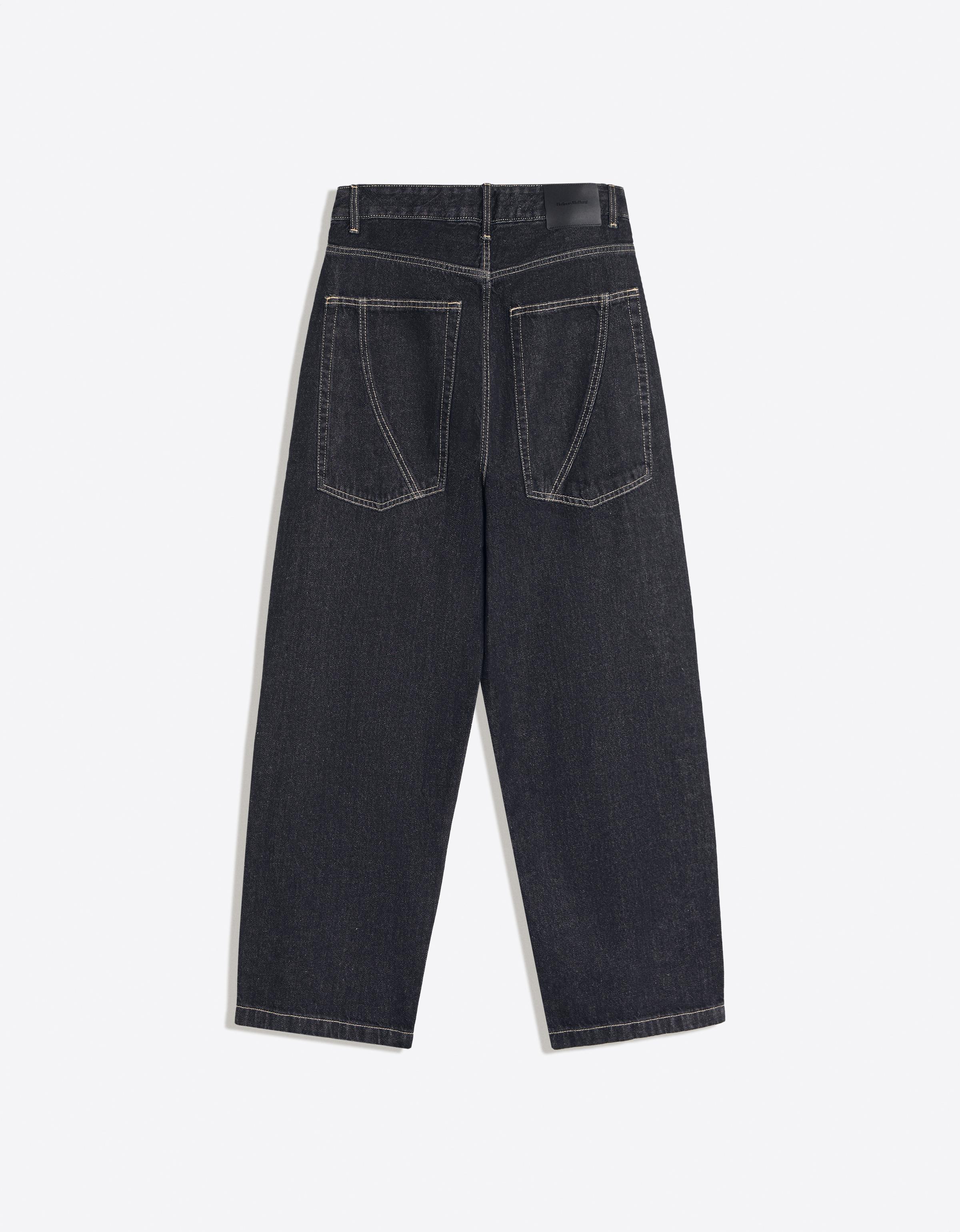 Balloon jeans with seam detail — Navy