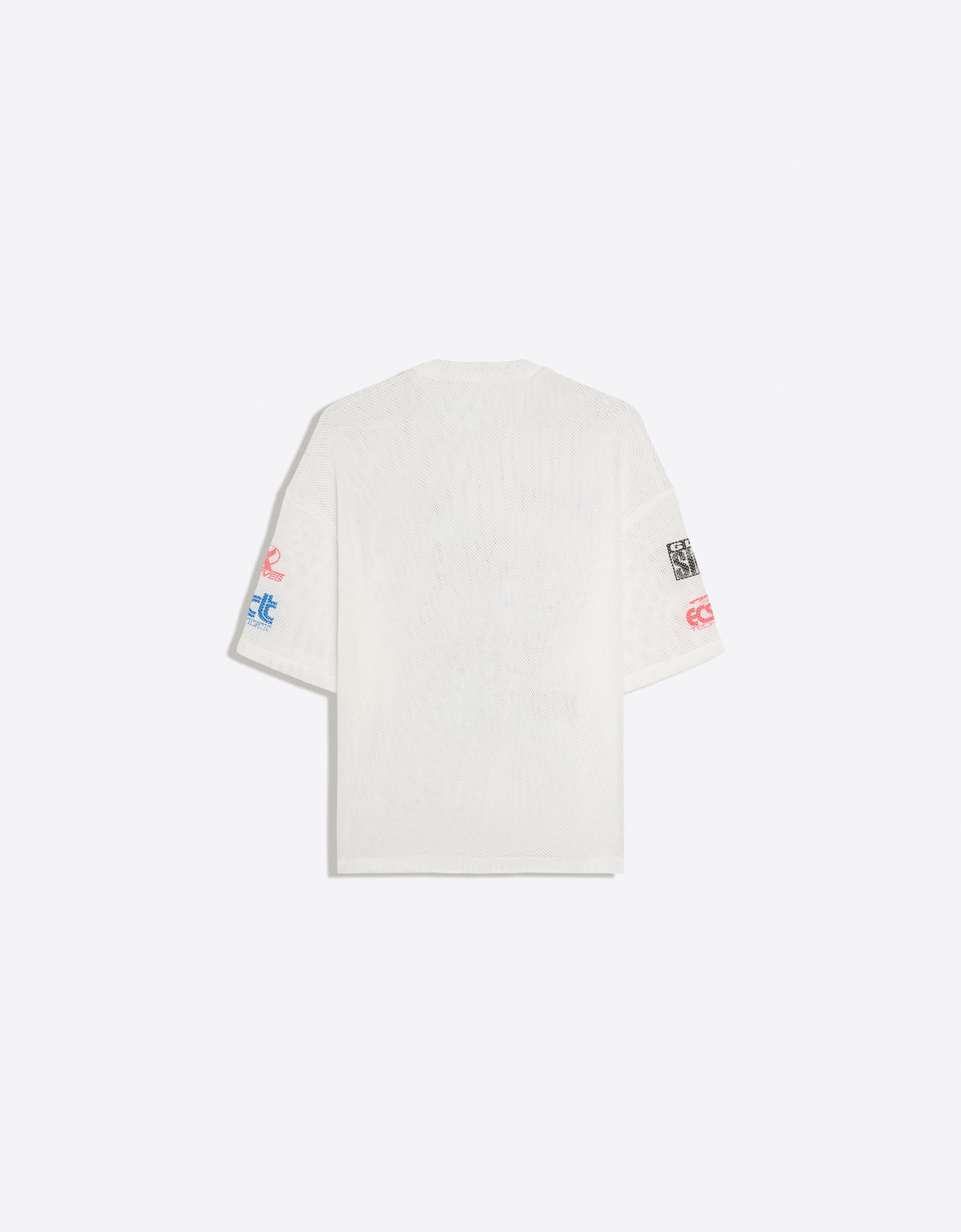 Boxy print T-shirt — Cream