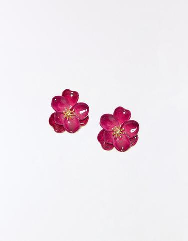 Flower earrings — Pink 2