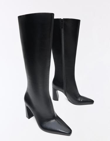Block heel boots — BLACK 5