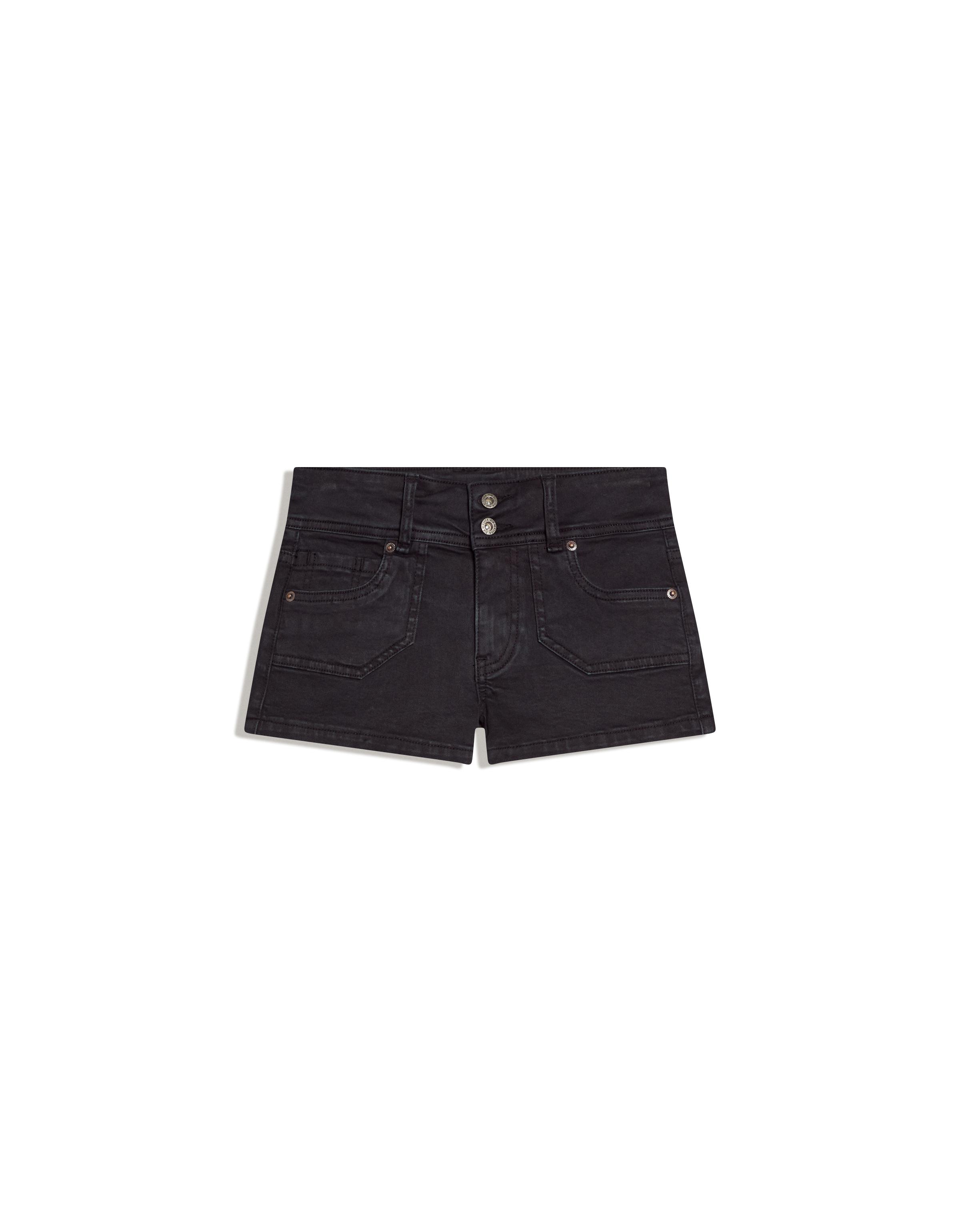 İşlemeli mini denim şort - Görsel 44