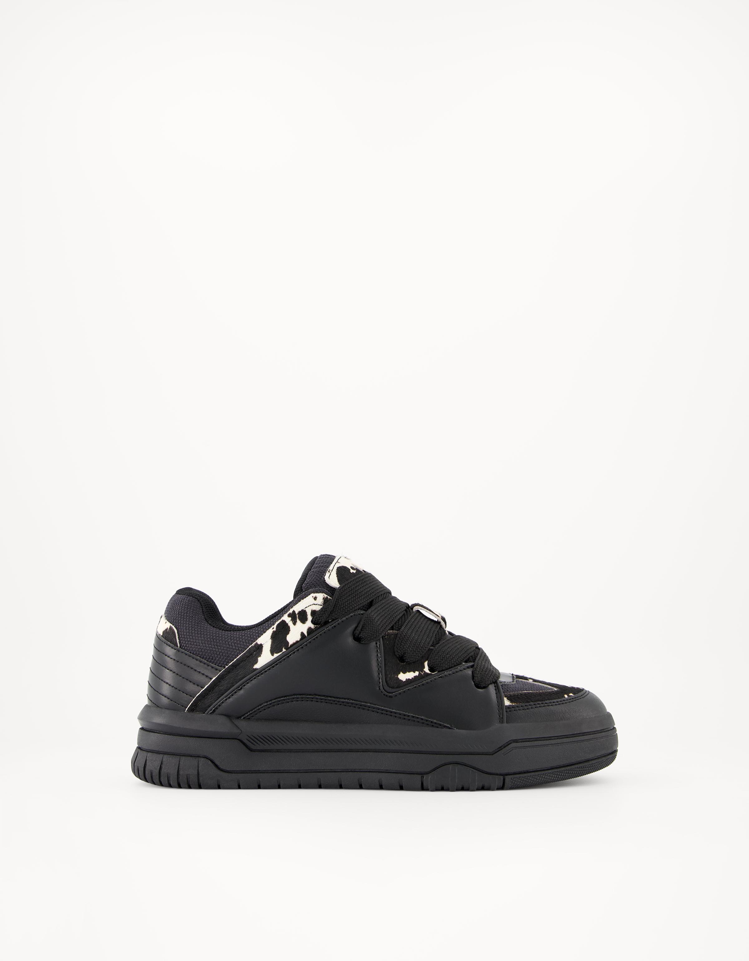 Bershka Skate-Sneaker Mit Animalprint Herren 45 Kombiniert