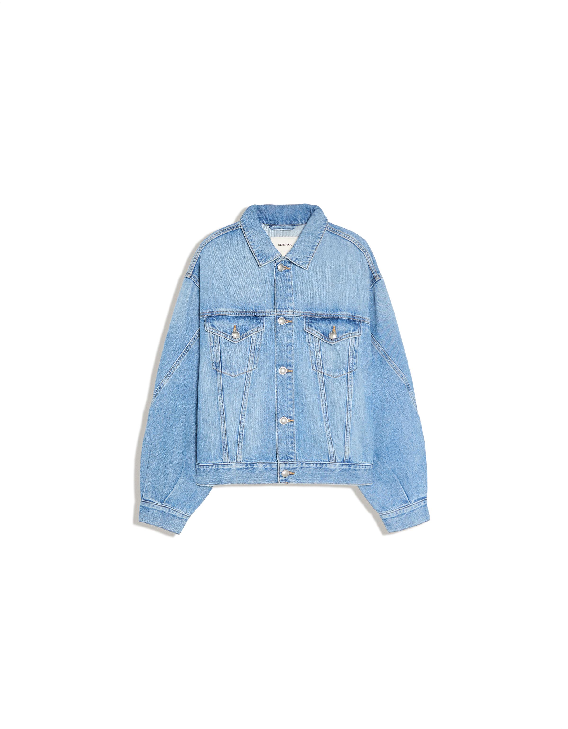 Oversize denim jacket — Light blue