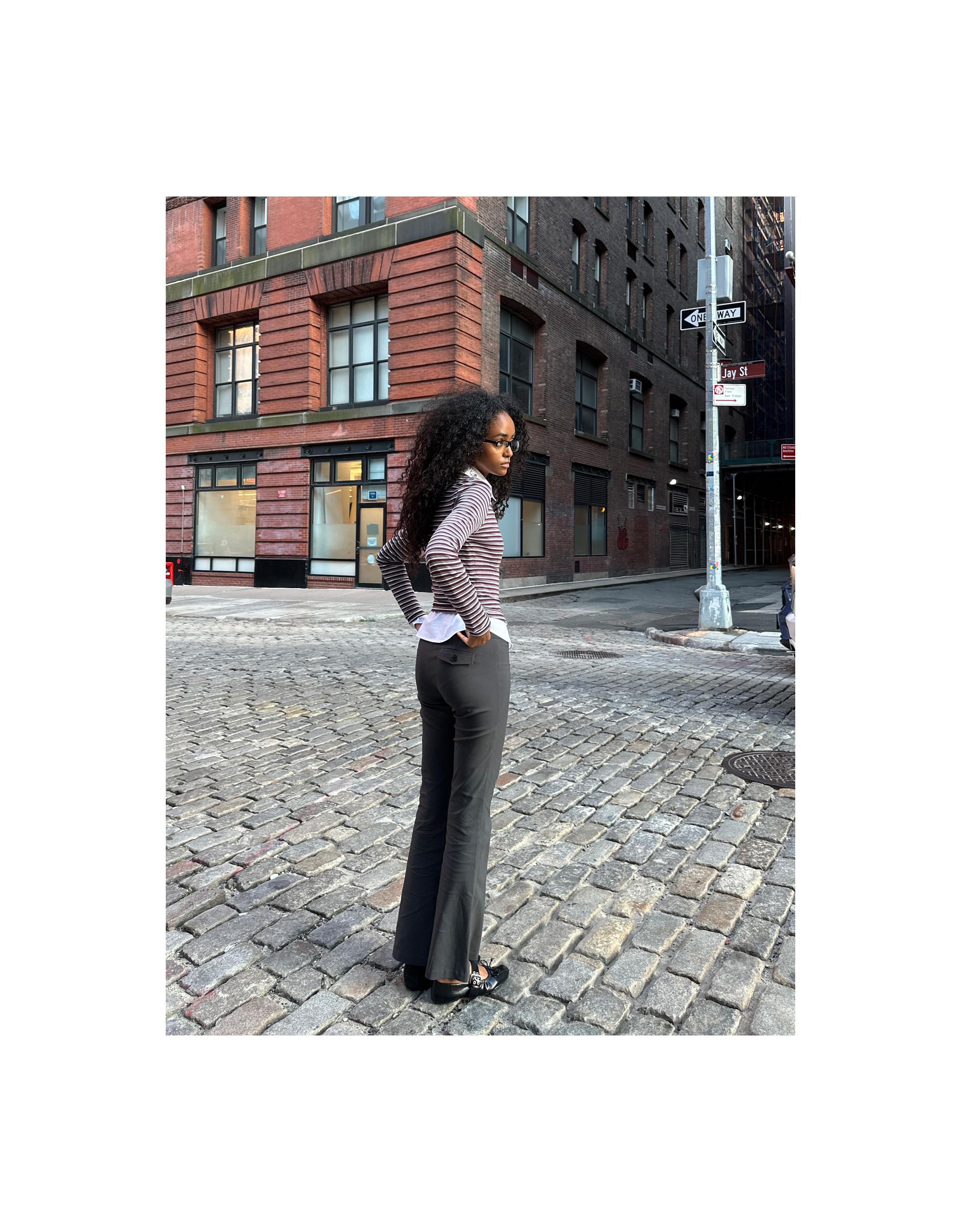 Bengalin kumaş çan paça pantolon - Görsel 56