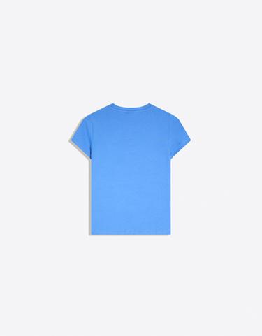 Round neck short sleeve T-shirt — Blue 7