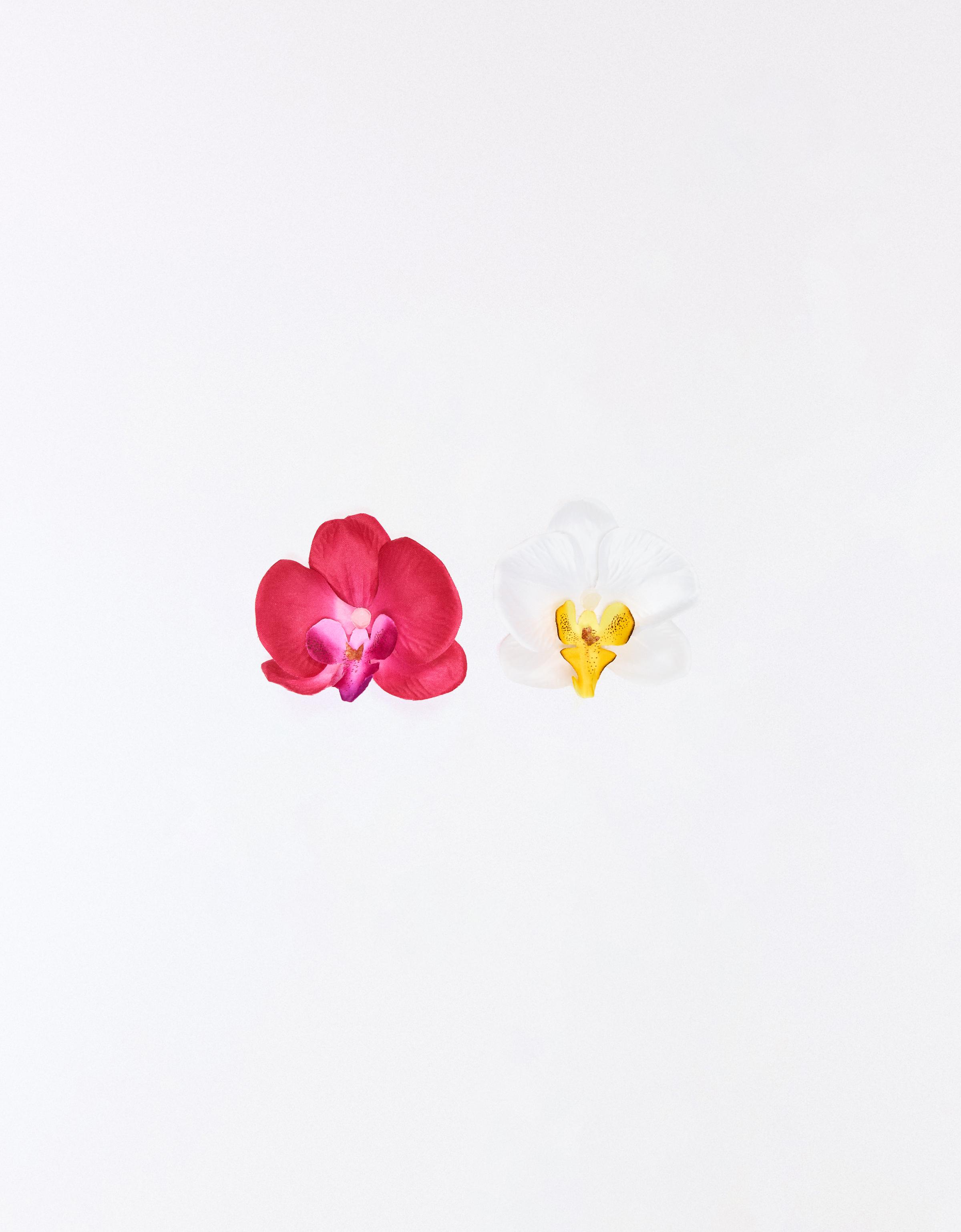 Flower clip pack — Red