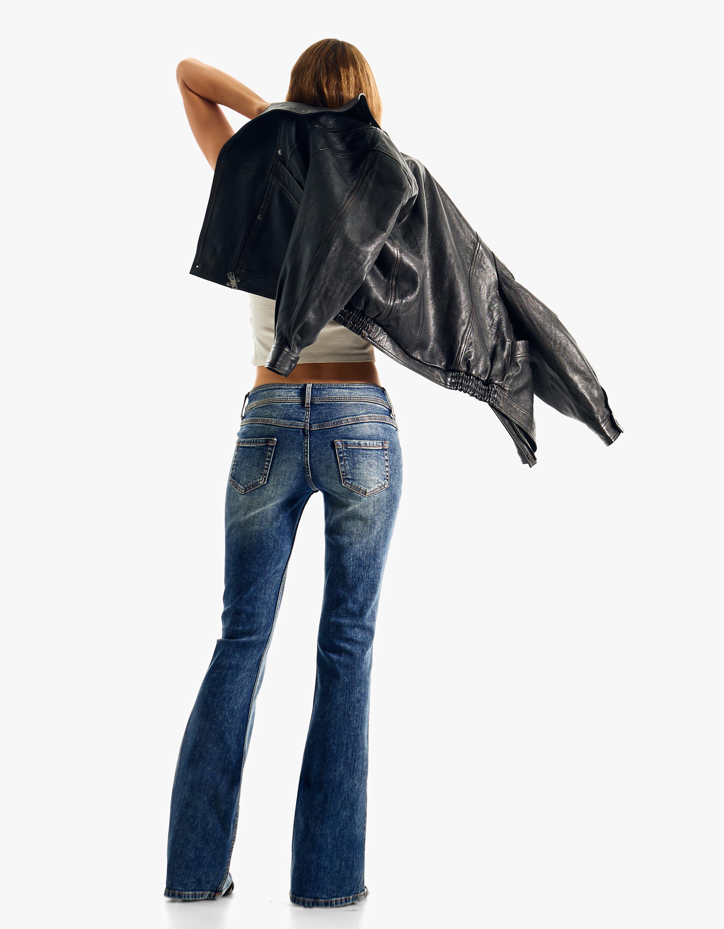 Bootcut düşük bel jean - Görsel 37