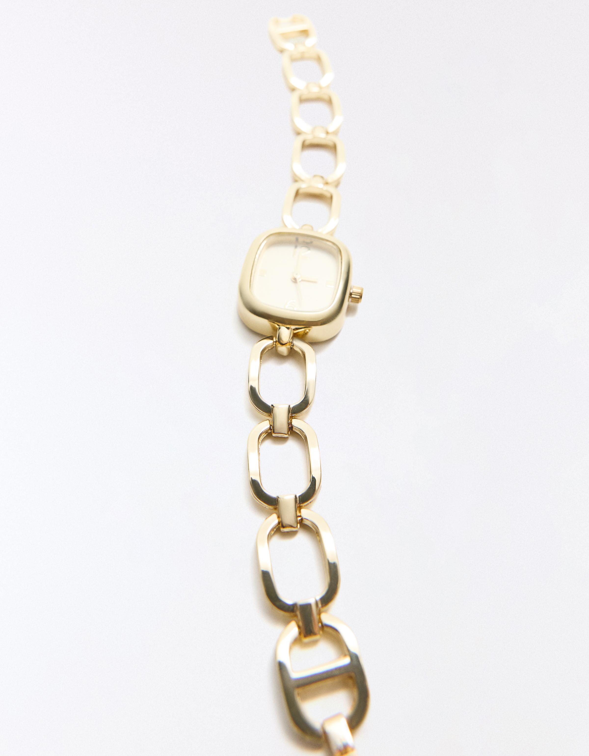 Chain watch bracelet — Gold