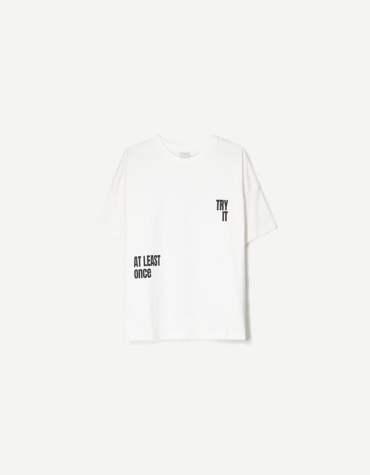 Short sleeve T-shirt with print
