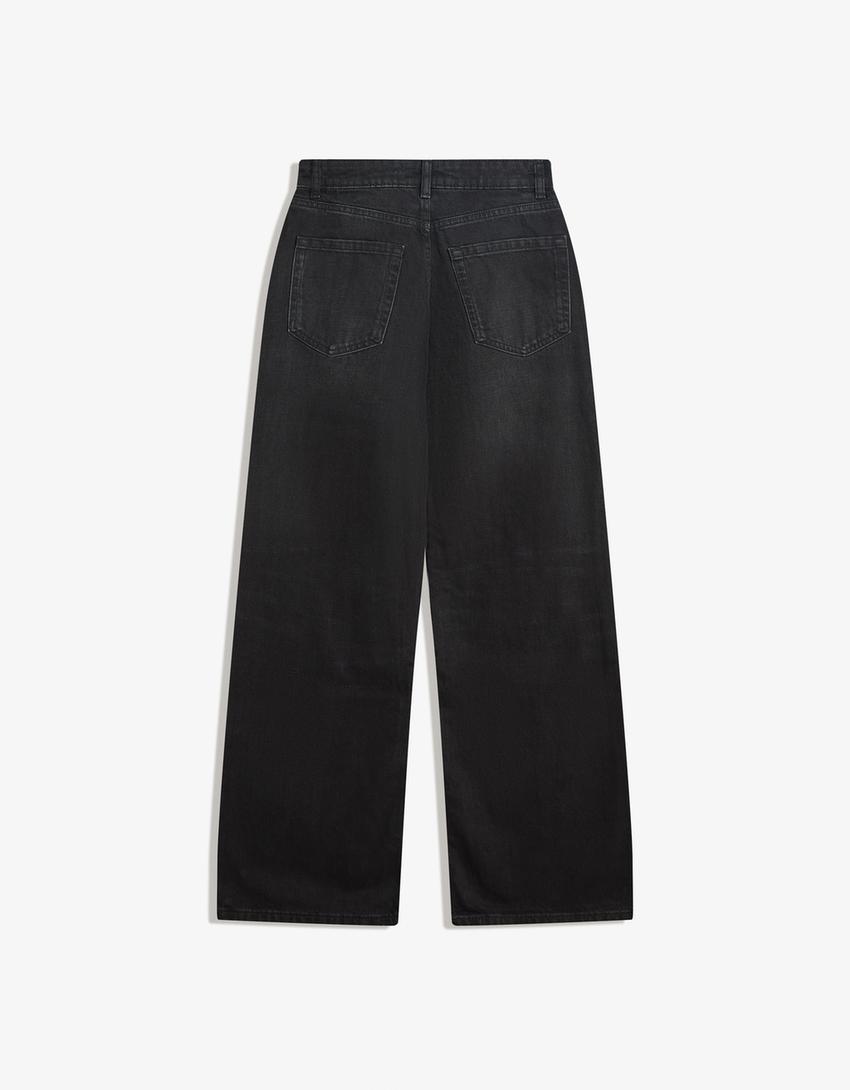Baggy jeans-Black-1