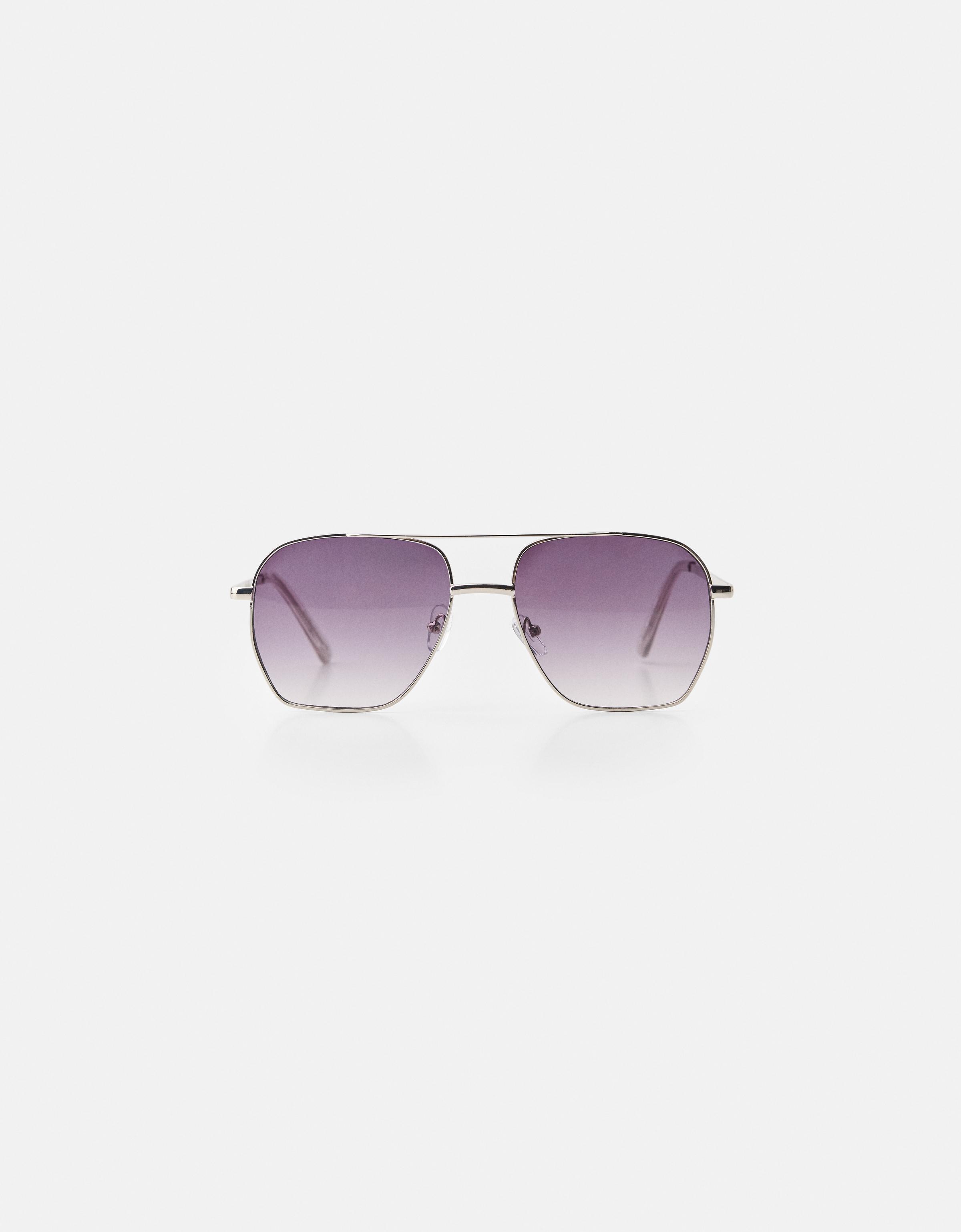 Gafas sol aviador Mujer Bershka