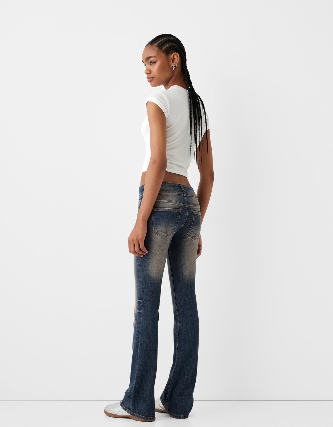 Jeans bootcut low waist