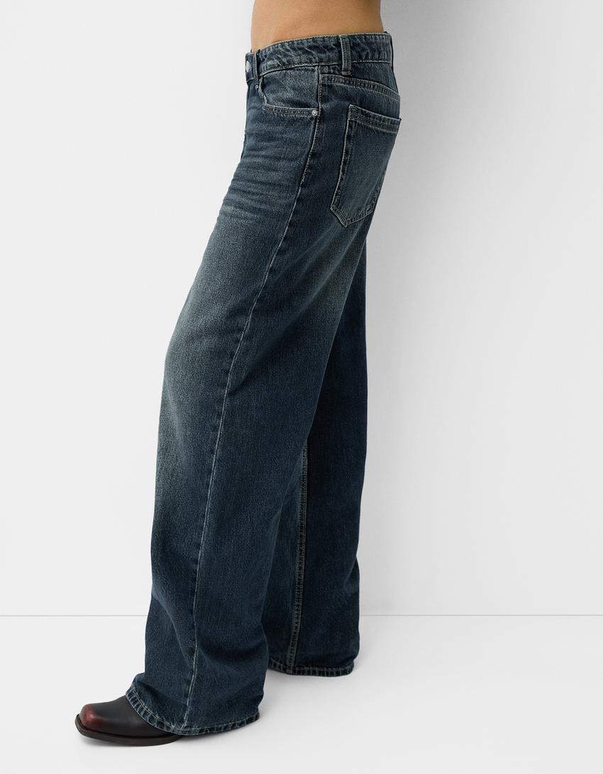 Baggy jeans-Groen