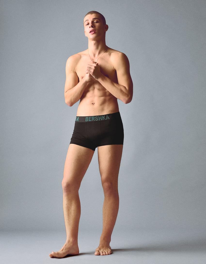 Pack 3 boxers cintura print-Kaki