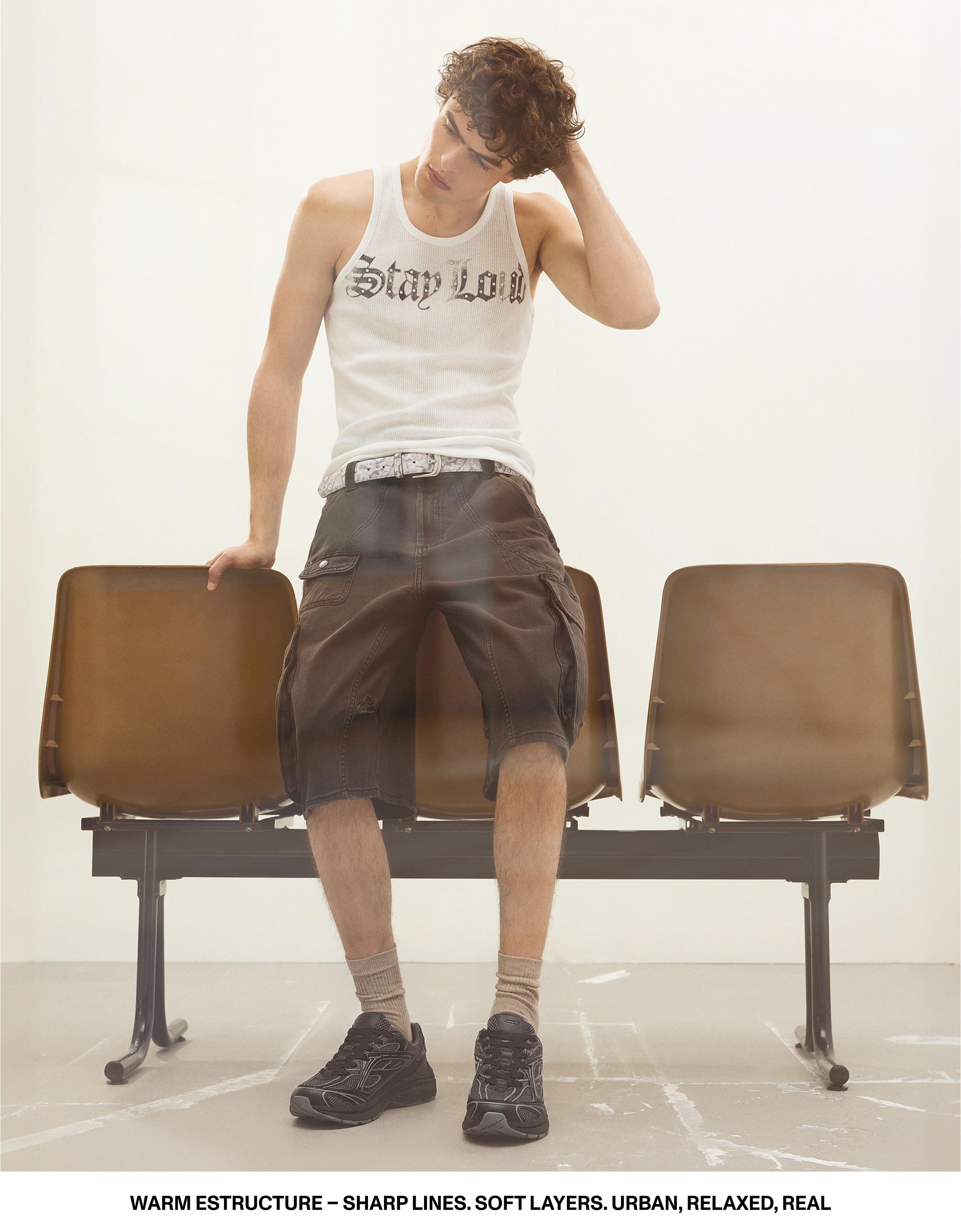 Skater kargo bermuda - Görsel 18