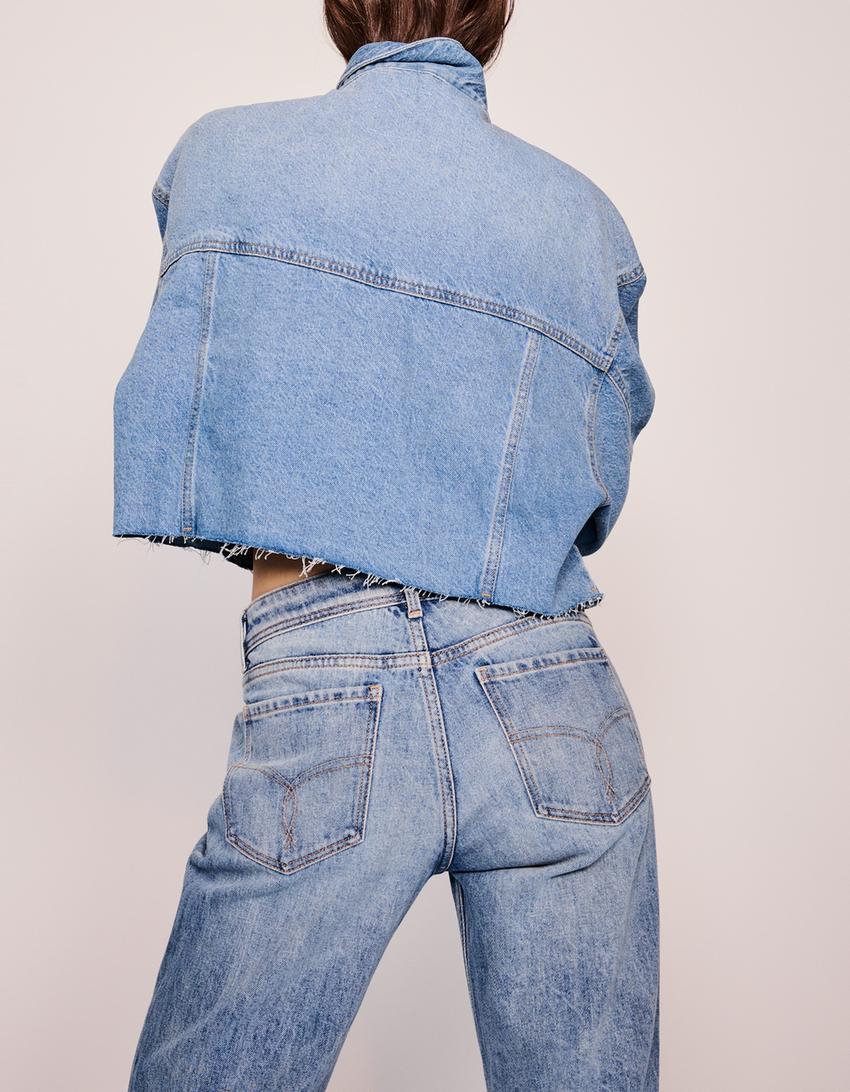 Jeansy bootcut low waist