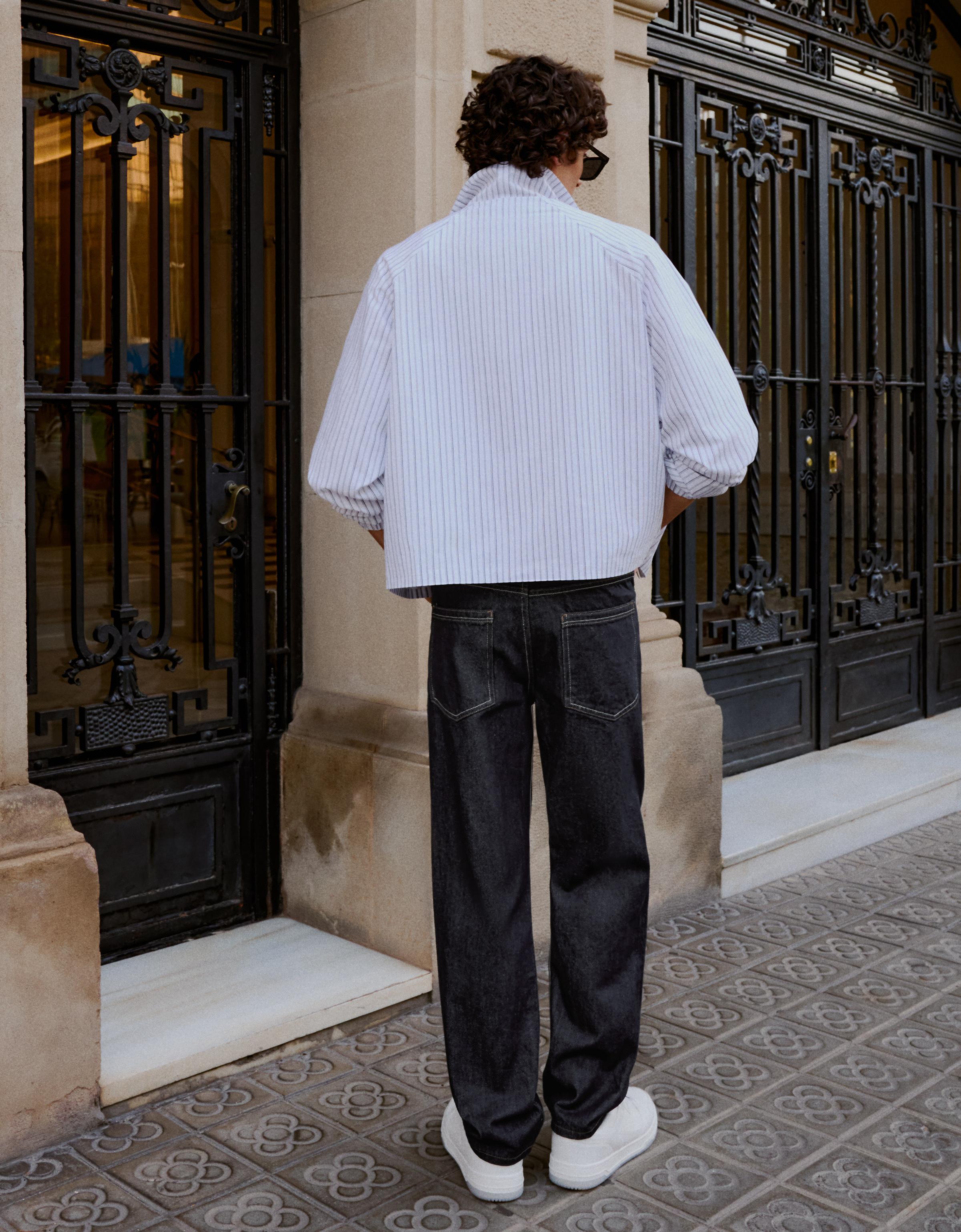 Straight-leg jeans — Navy
