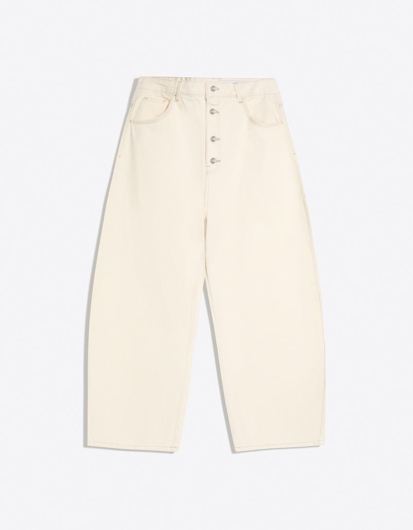 Barrel fit jean-Krem
