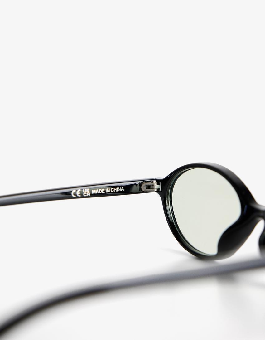 Ulleres de pasta filtre blau-Negre