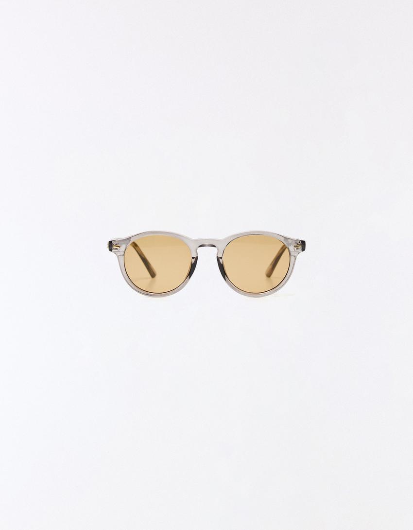 Kerek napszemüveg-Szürke