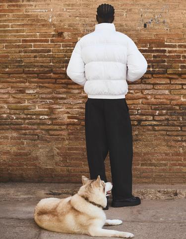 Technical puffer jacket — White 2