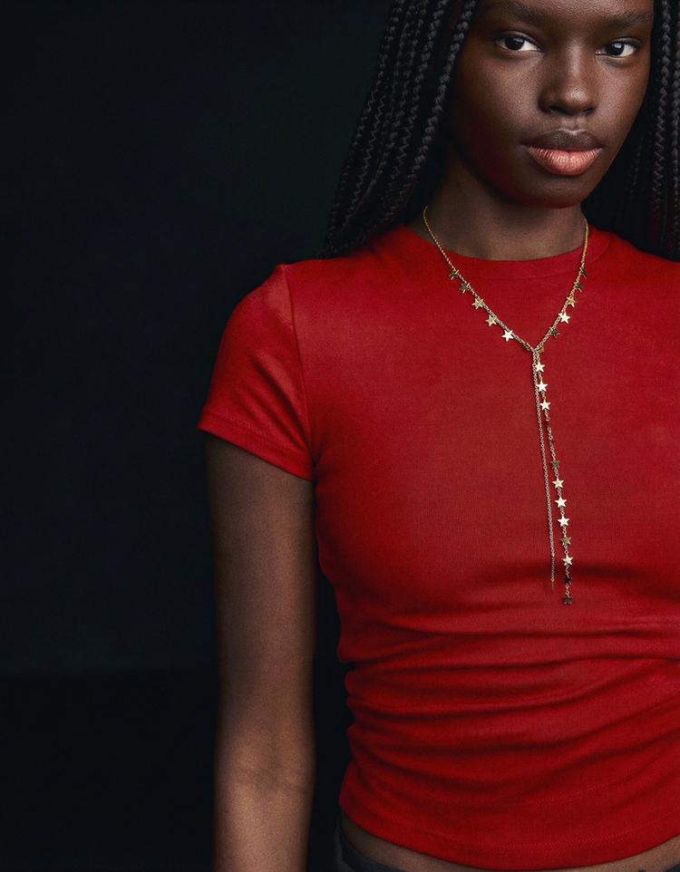 Yıldız lariat kolye