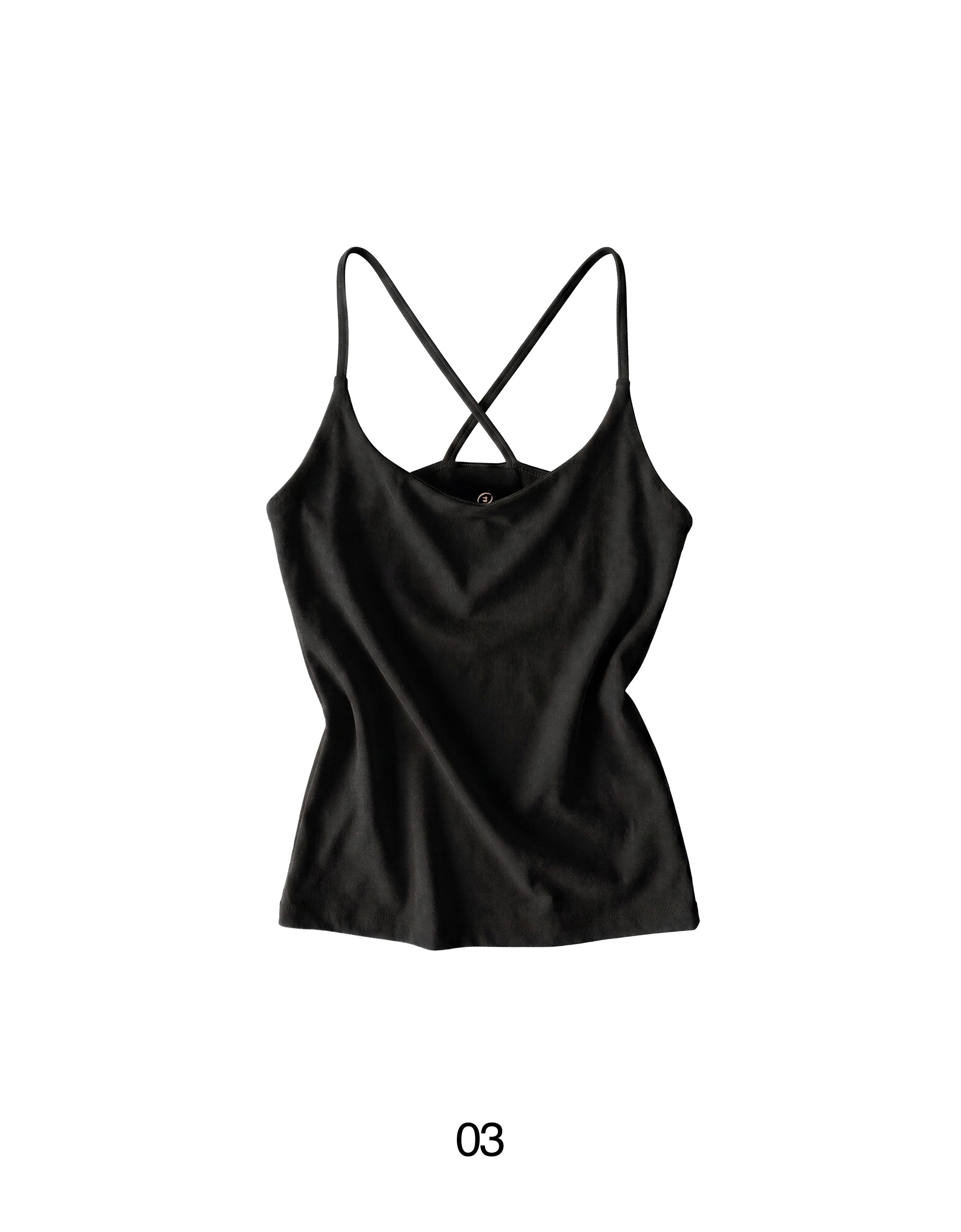Breathable & Quick Dry technical fabric tank top — Black