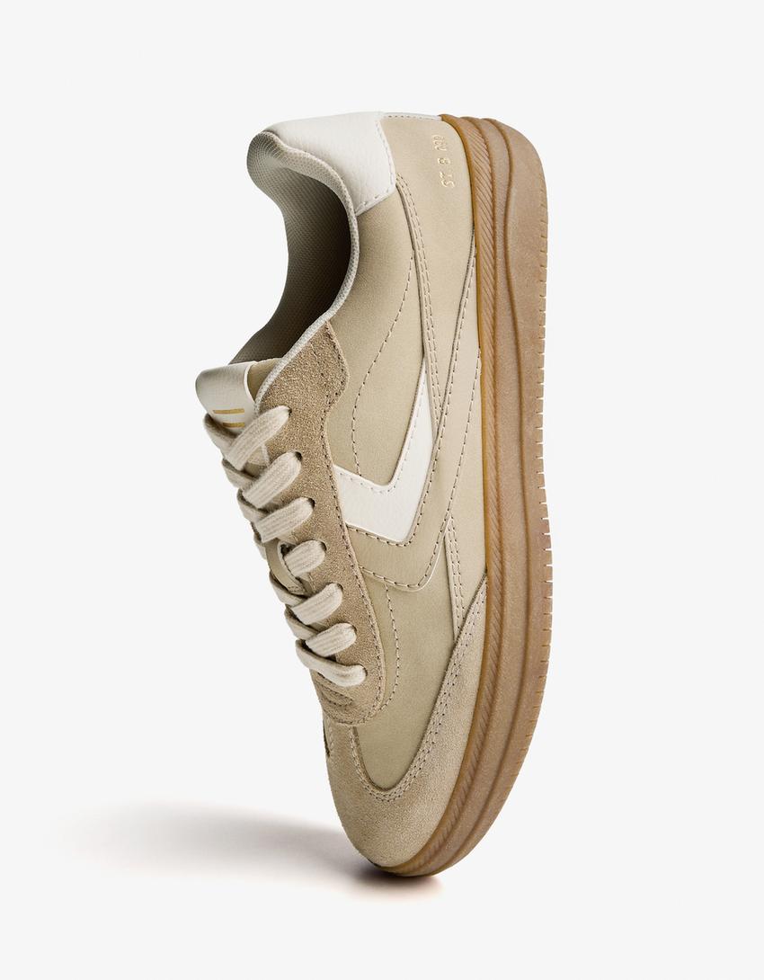 Retro trainers-SAND