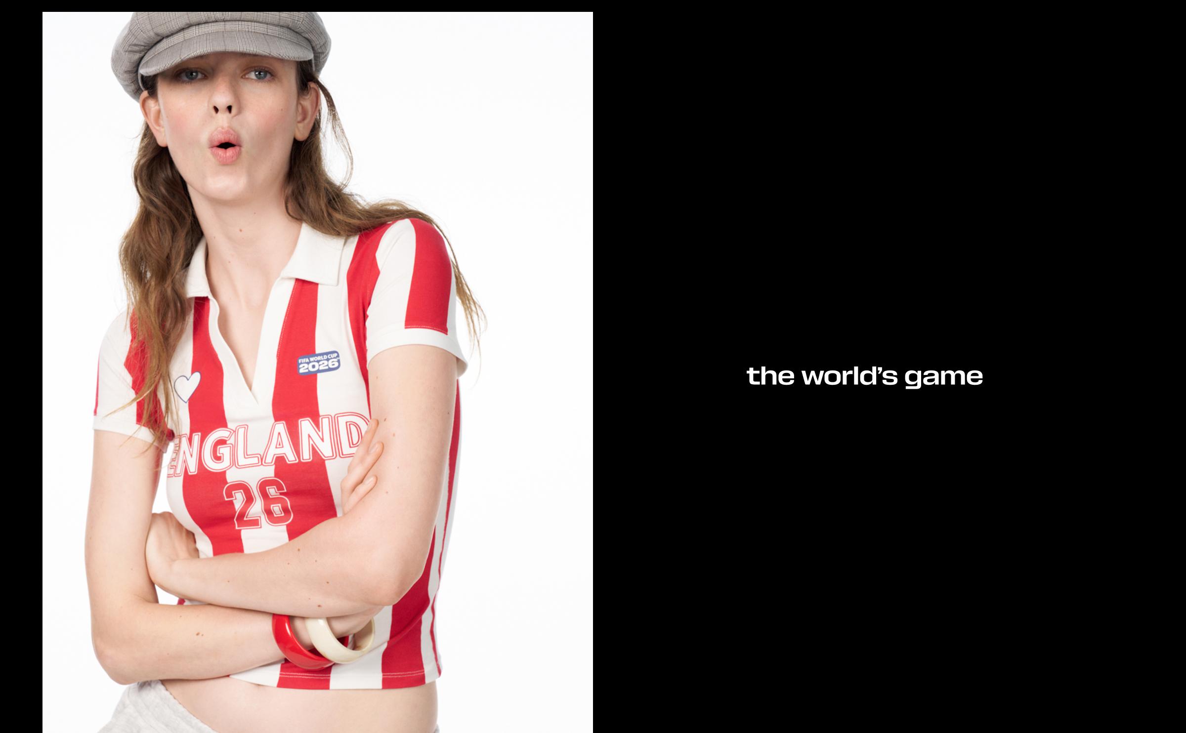 Fitted England FIFA WORLD CUP™ polo shirt — Red