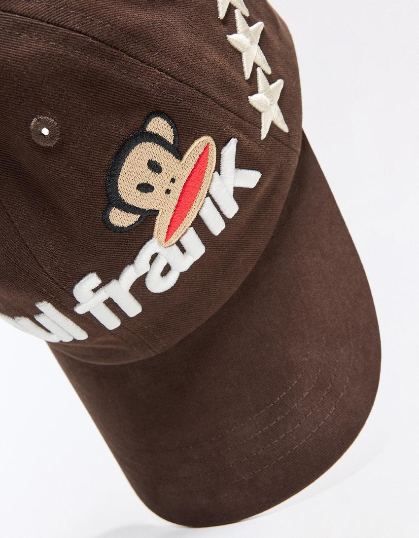 Gorra bordada PAUL FRANK-Marrón