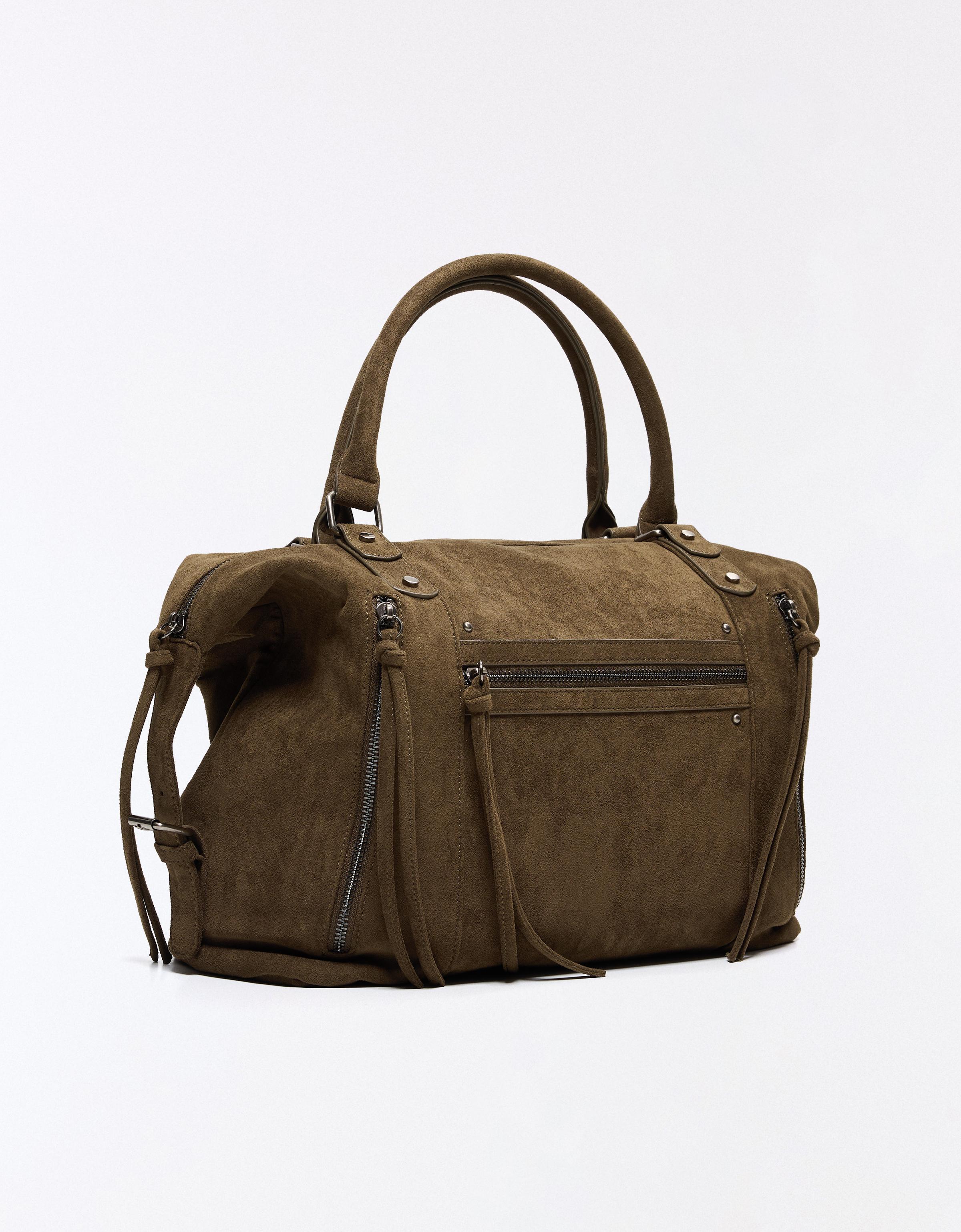 Zip-up bowling bag — Khaki