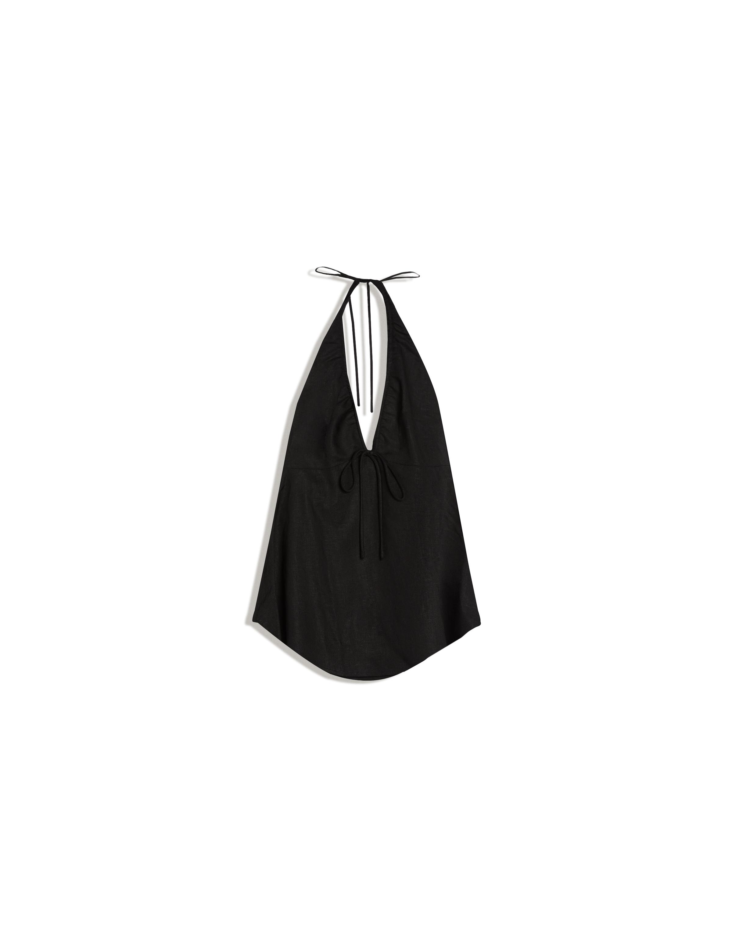Bershka Keten halter top görsel 4