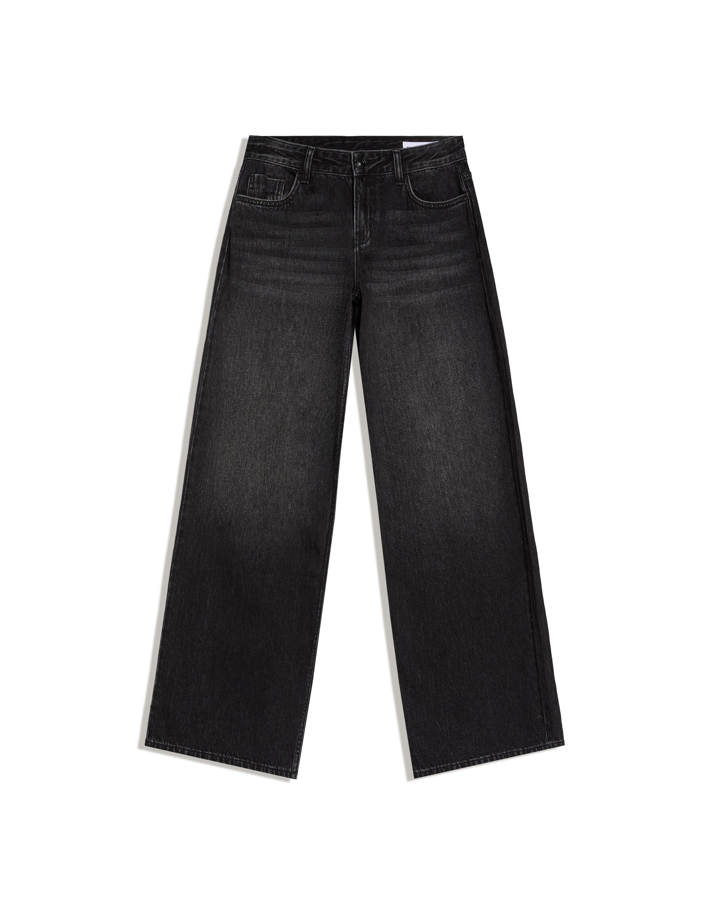 Geniş paça düşük bel jean - Görsel 45