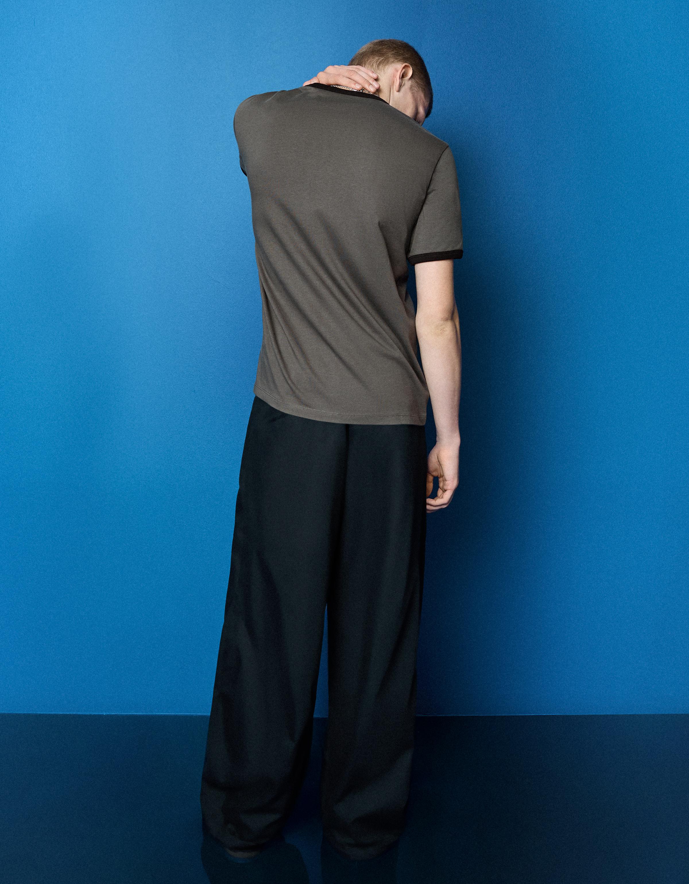 RAFAELA MASCARO regular short sleeve T-shirt — Mixed gray