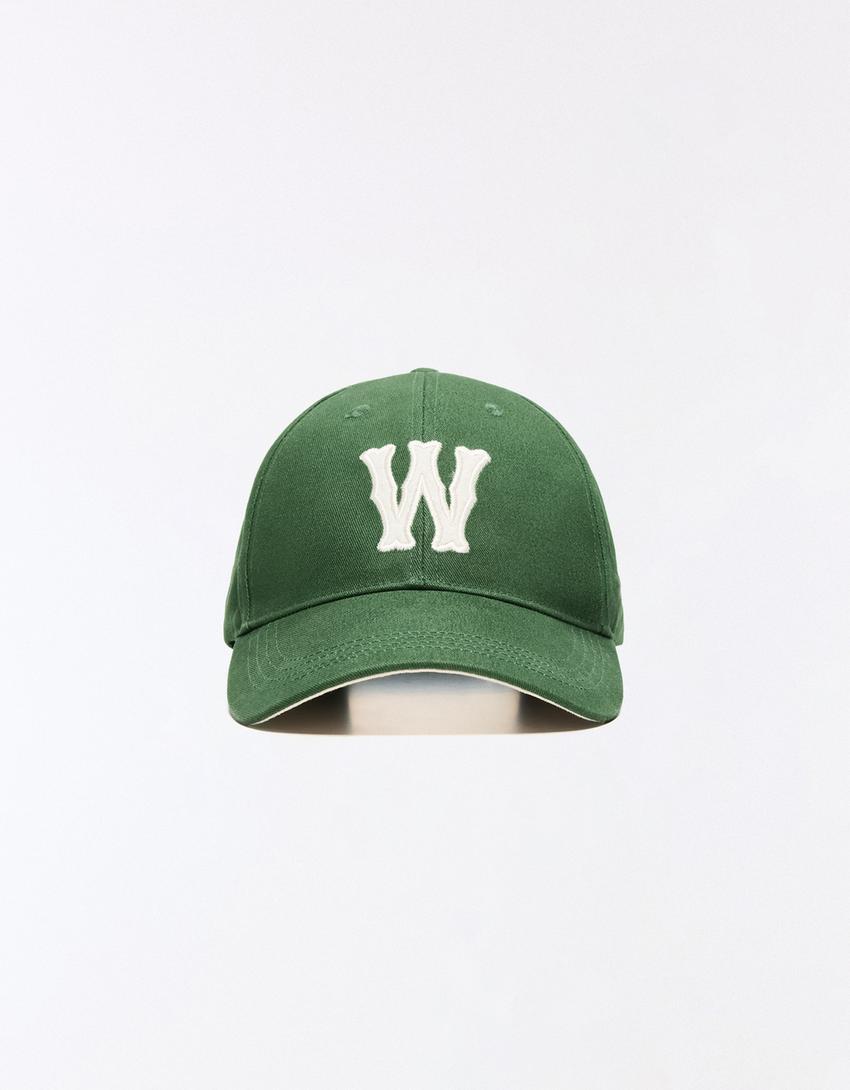 Cap mit Patch-Grün