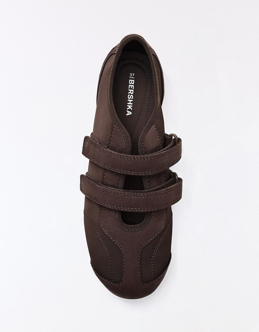 Sportive Ballerinas-Braun