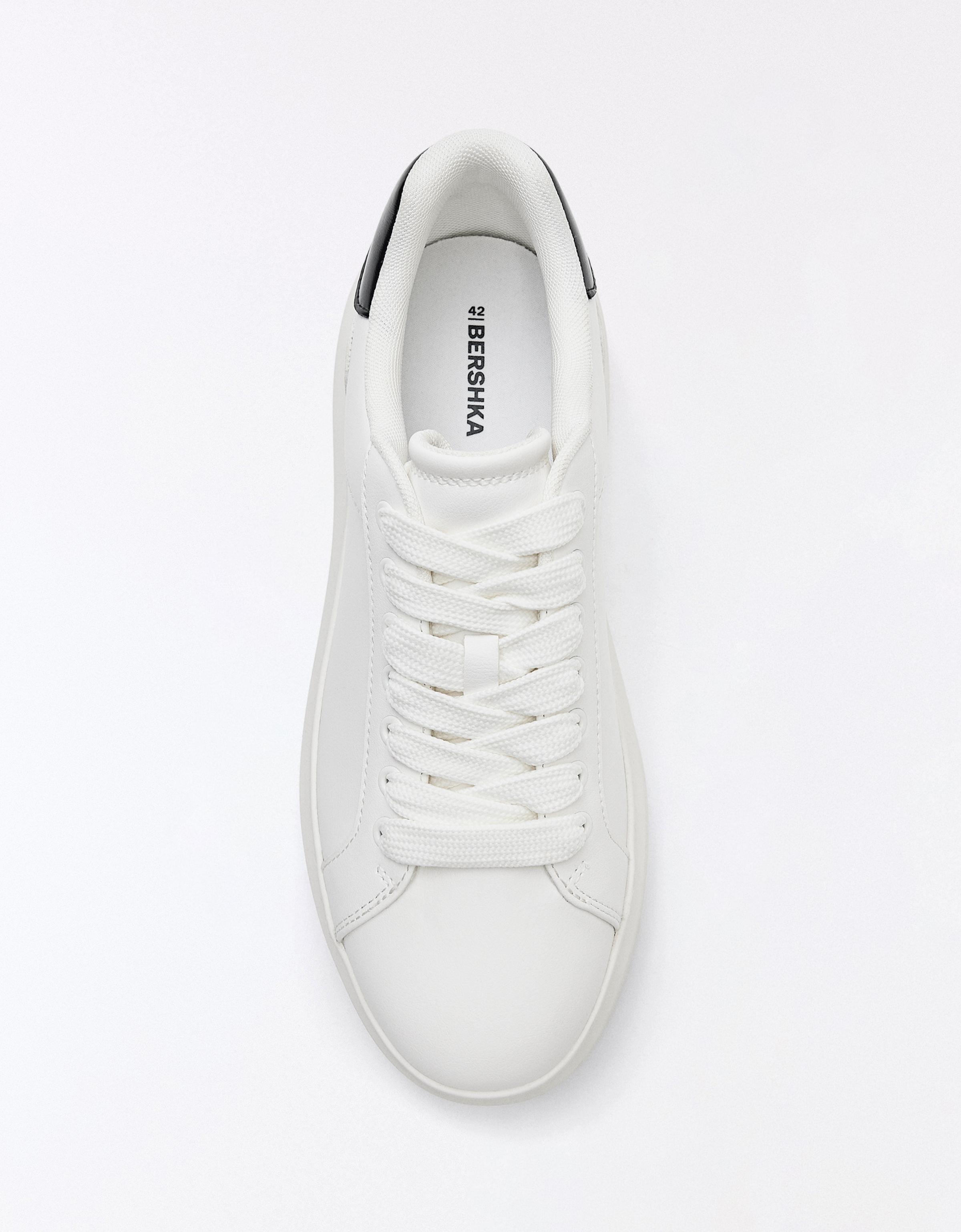 Chunky sole trainers — WHITE