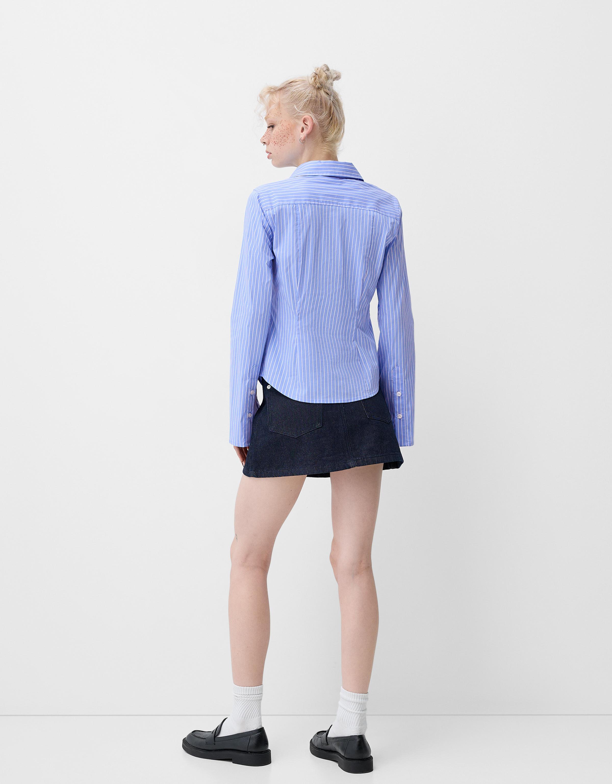 Fitted shirt with flared sleeves - Shirts and blouses - BSK