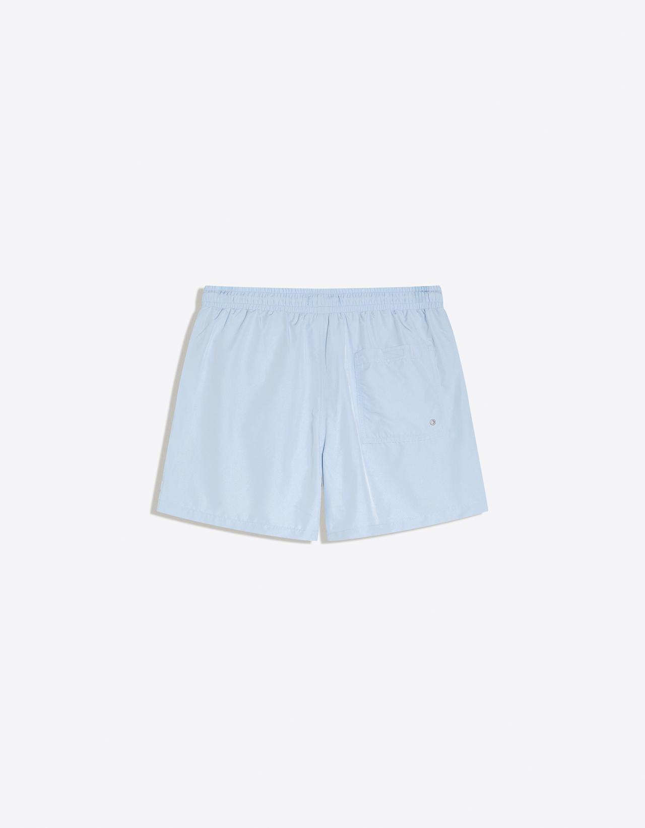 Basic regular fit swim shorts — Light blue
