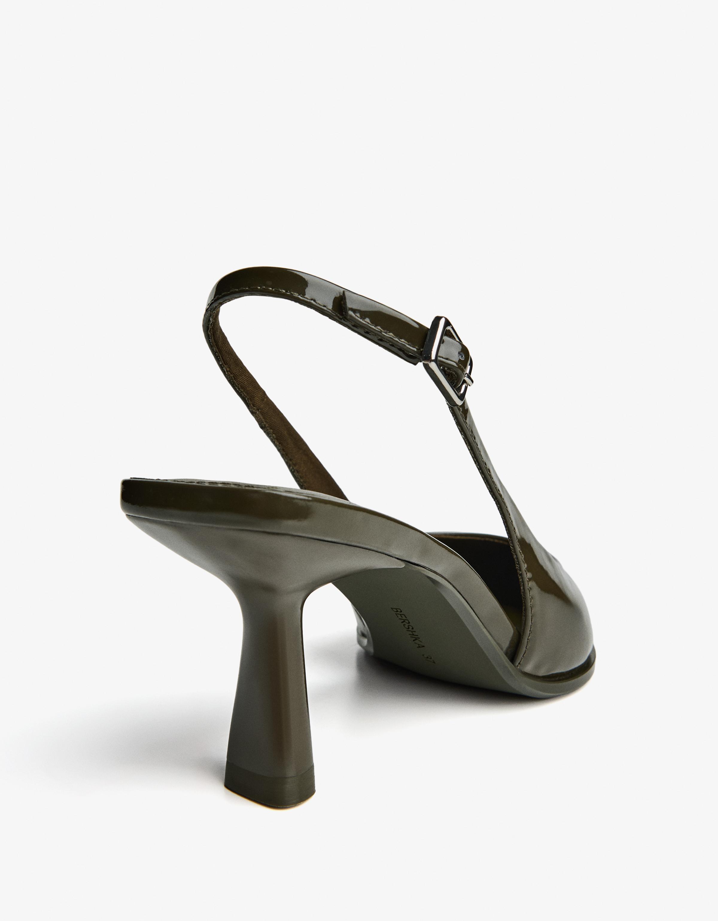 スペイン発☆Bershka♪Kitten ヒール スリングバック シューズ Kitten heel slingback shoes - Shoes - Women | Bershka